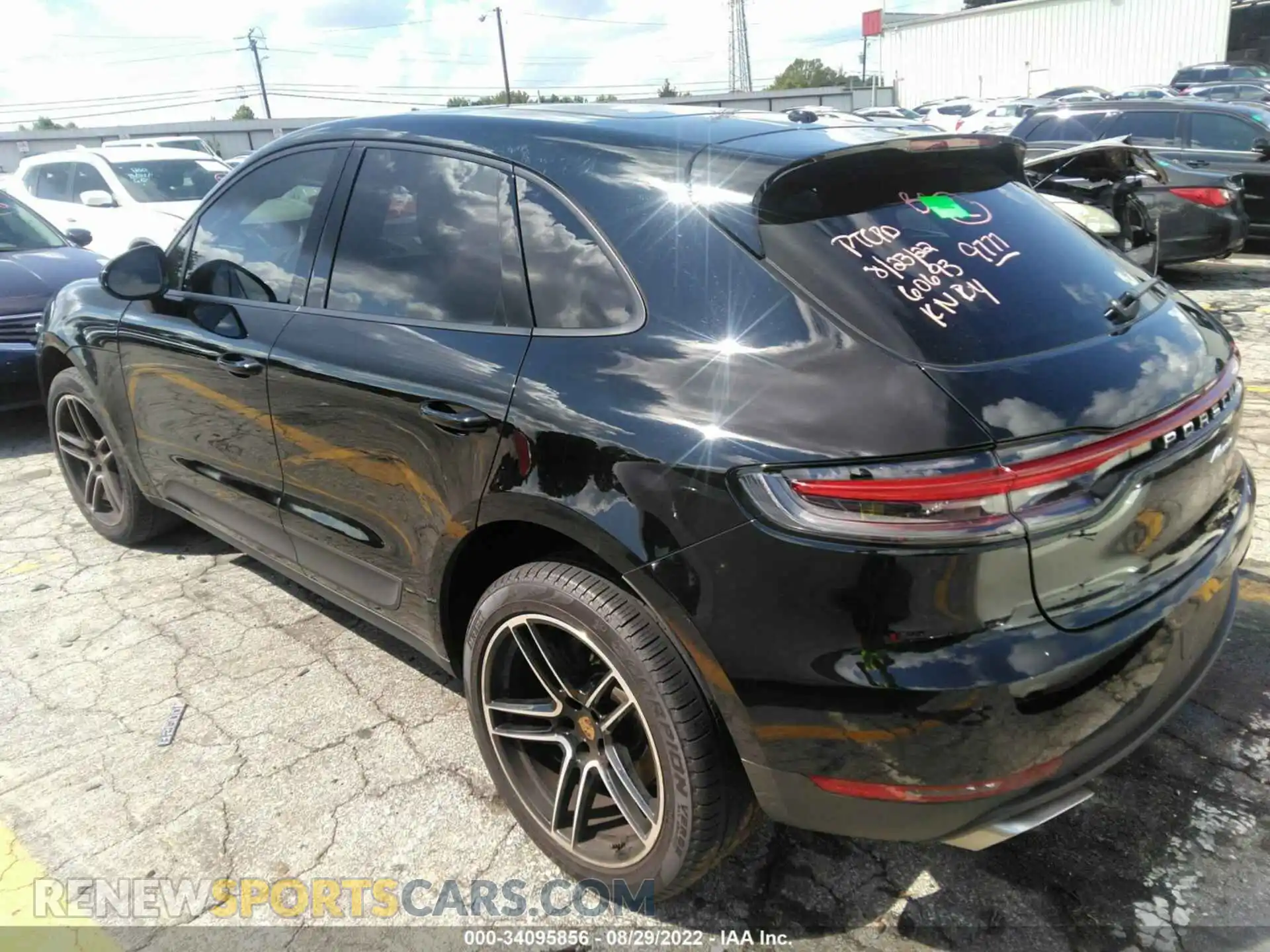 3 Photograph of a damaged car WP1AA2A50MLB09777 PORSCHE MACAN 2021