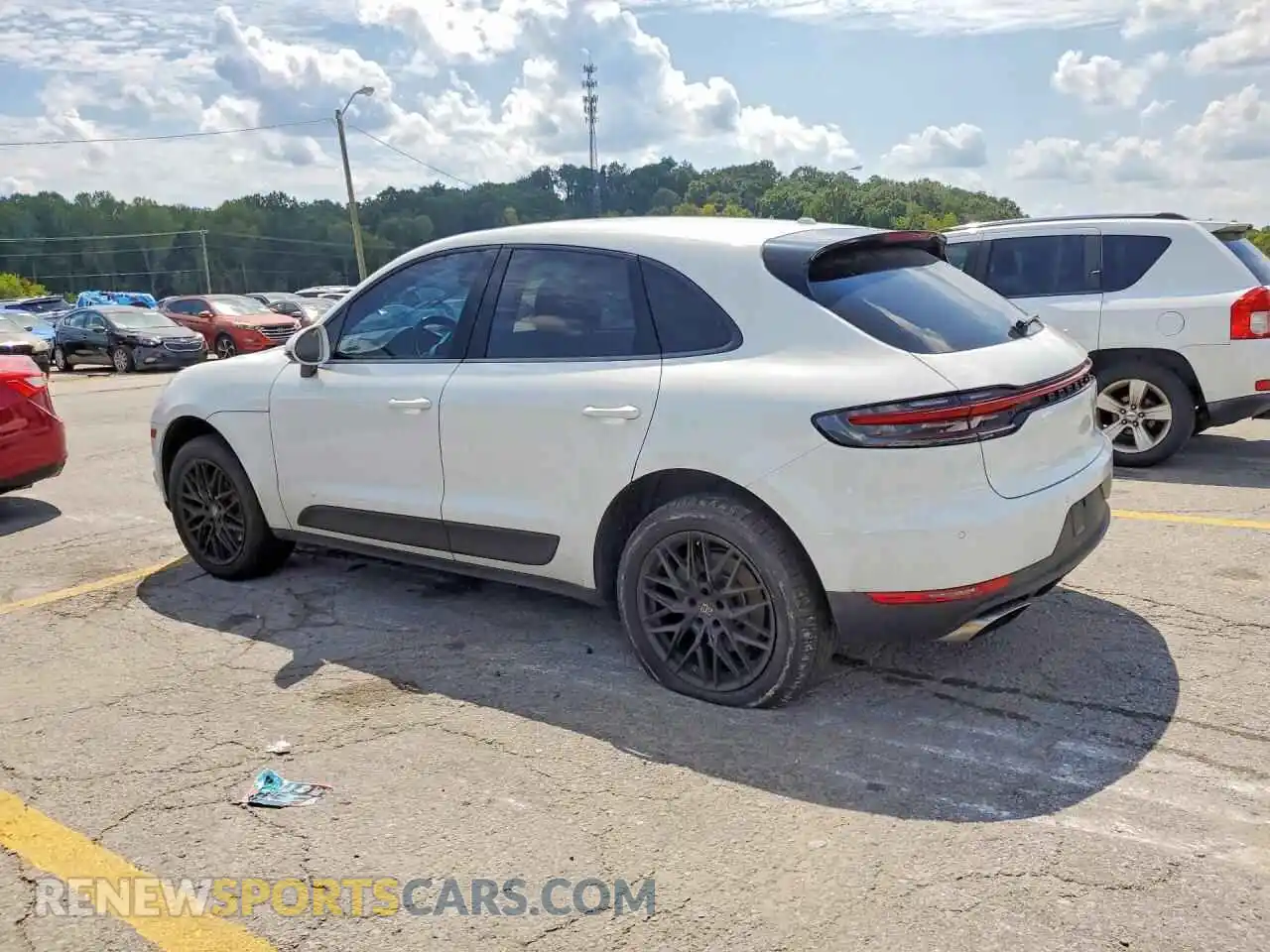 2 Photograph of a damaged car WP1AA2A51MLB00330 PORSCHE MACAN 2021