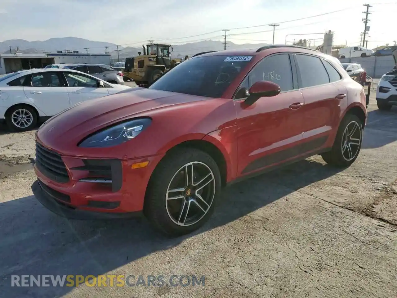 1 Photograph of a damaged car WP1AA2A51MLB01865 PORSCHE MACAN 2021