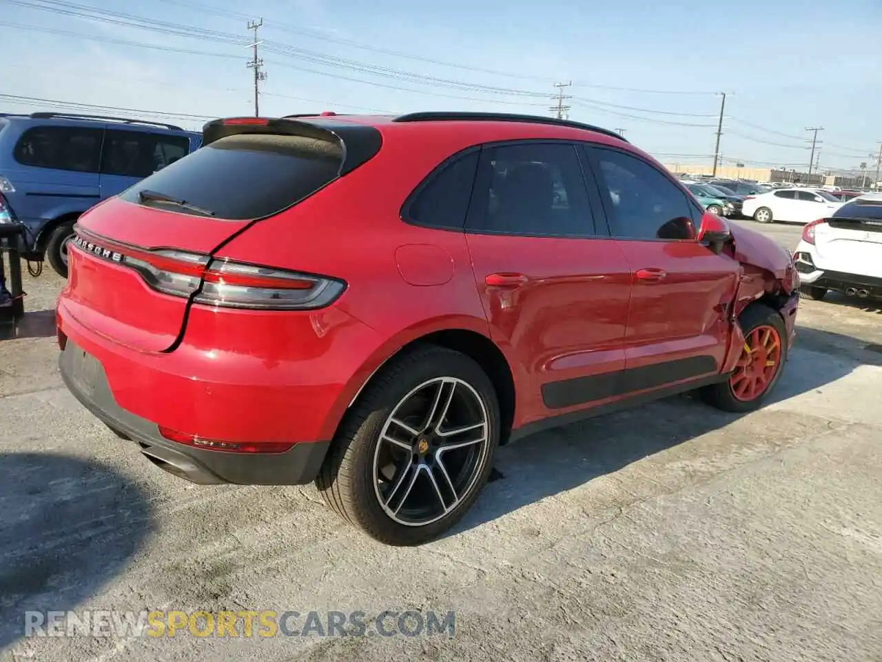 3 Photograph of a damaged car WP1AA2A51MLB01865 PORSCHE MACAN 2021