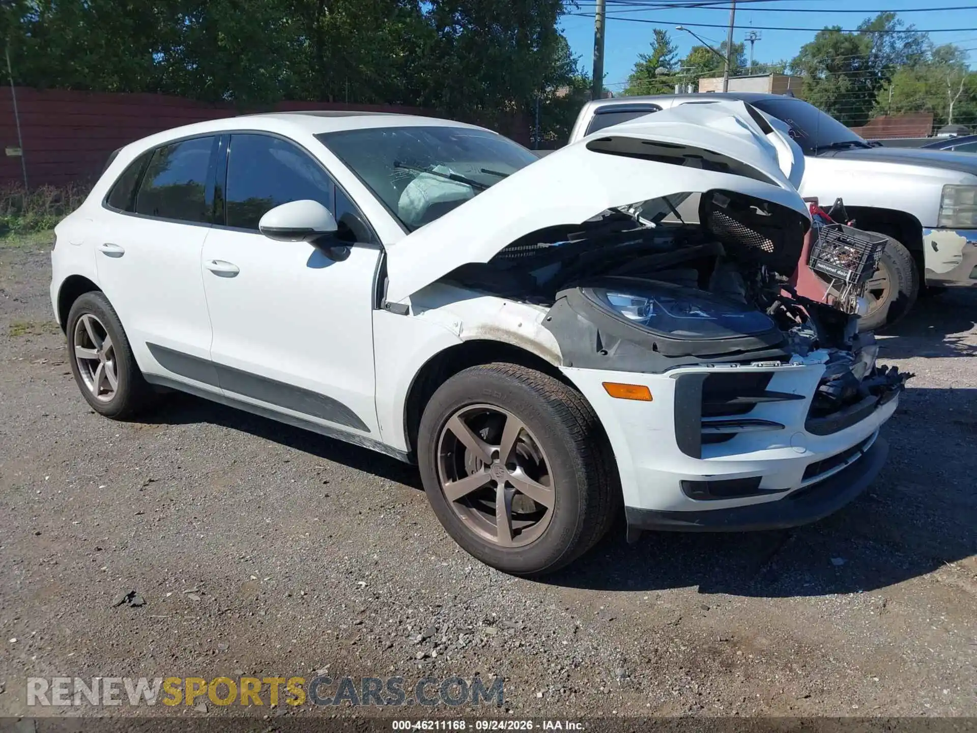 1 Photograph of a damaged car WP1AA2A51MLB08458 PORSCHE MACAN 2021