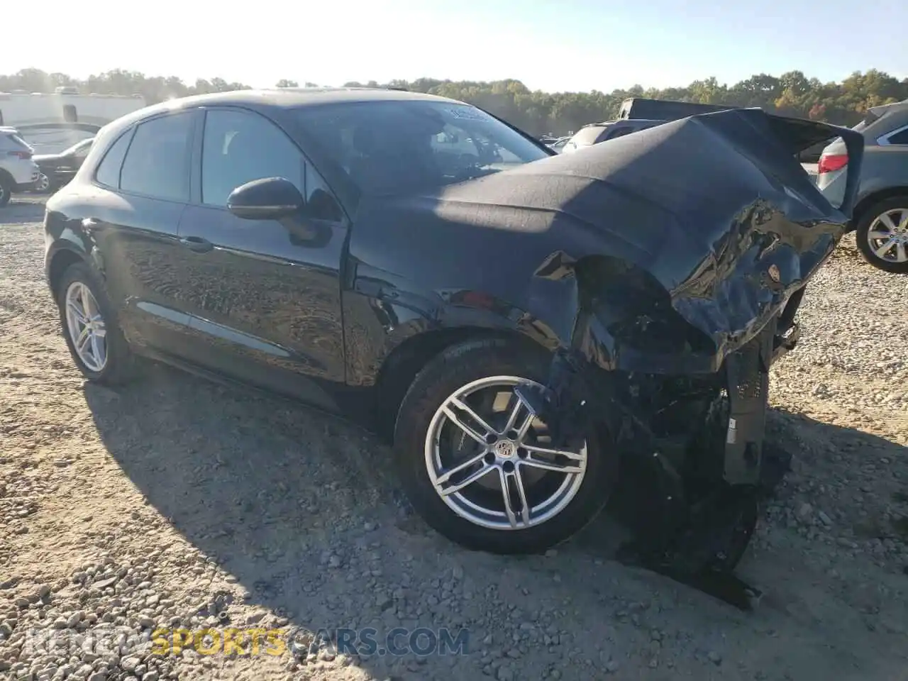 1 Photograph of a damaged car WP1AA2A51MLB14468 PORSCHE MACAN 2021