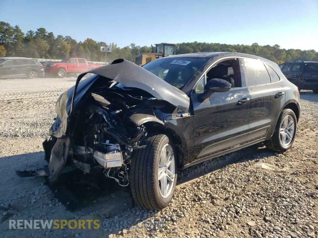 2 Photograph of a damaged car WP1AA2A51MLB14468 PORSCHE MACAN 2021