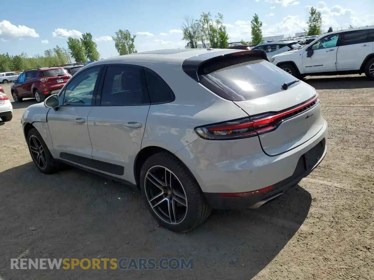 2 Photograph of a damaged car WP1AA2A51MLB14955 PORSCHE MACAN 2021