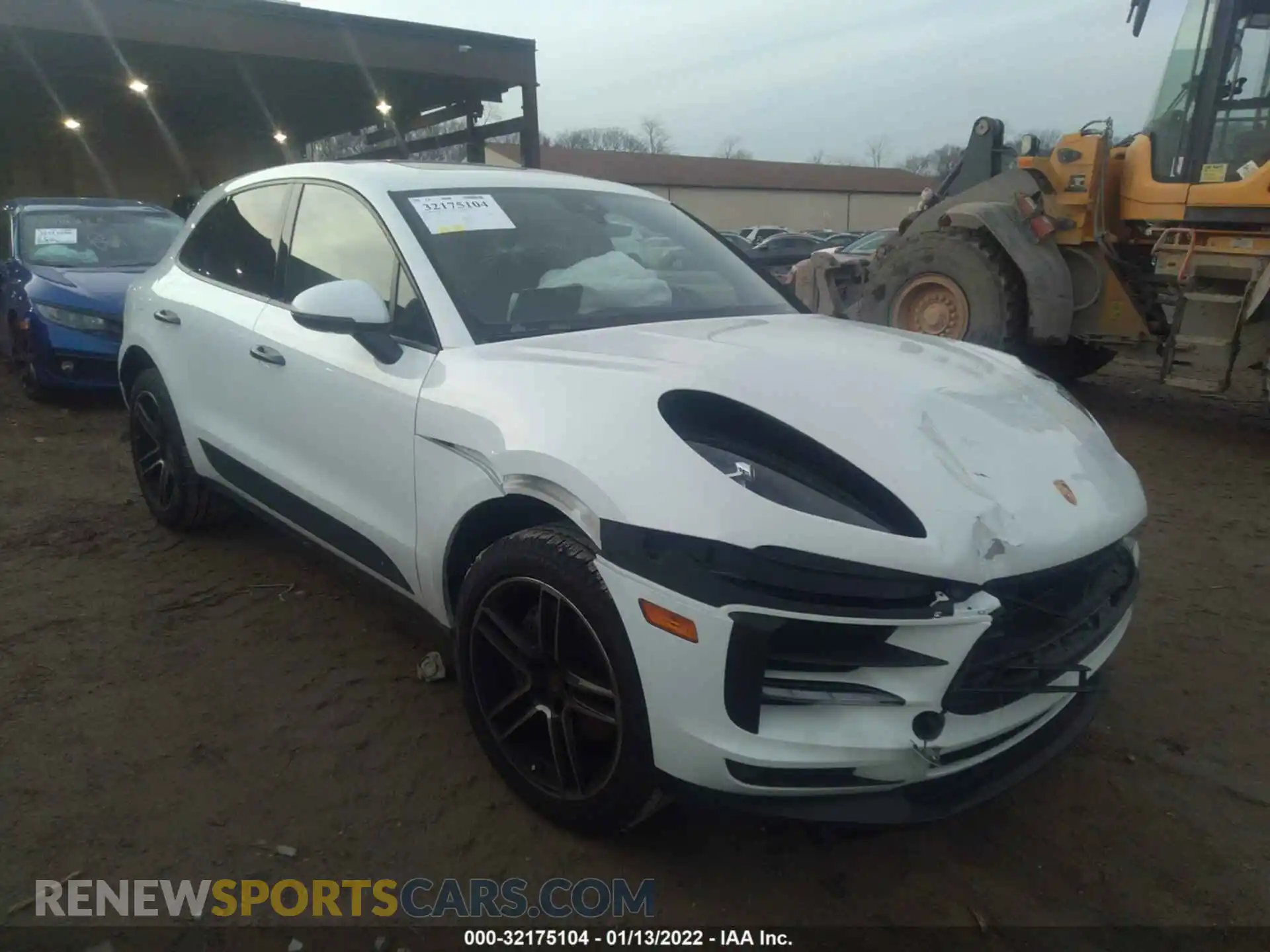 1 Photograph of a damaged car WP1AA2A52MLB11160 PORSCHE MACAN 2021