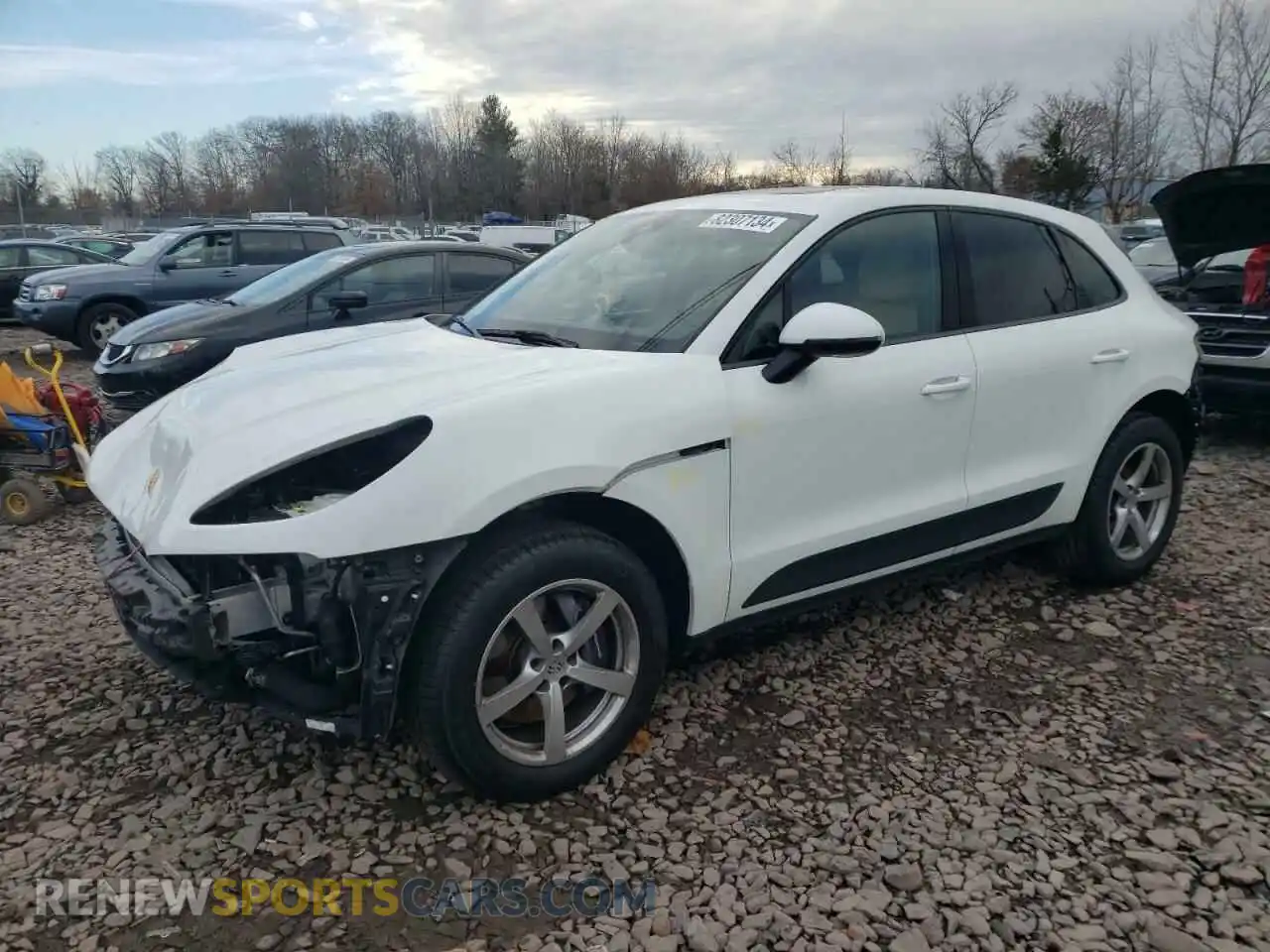 1 Photograph of a damaged car WP1AA2A53MLB01334 PORSCHE MACAN 2021