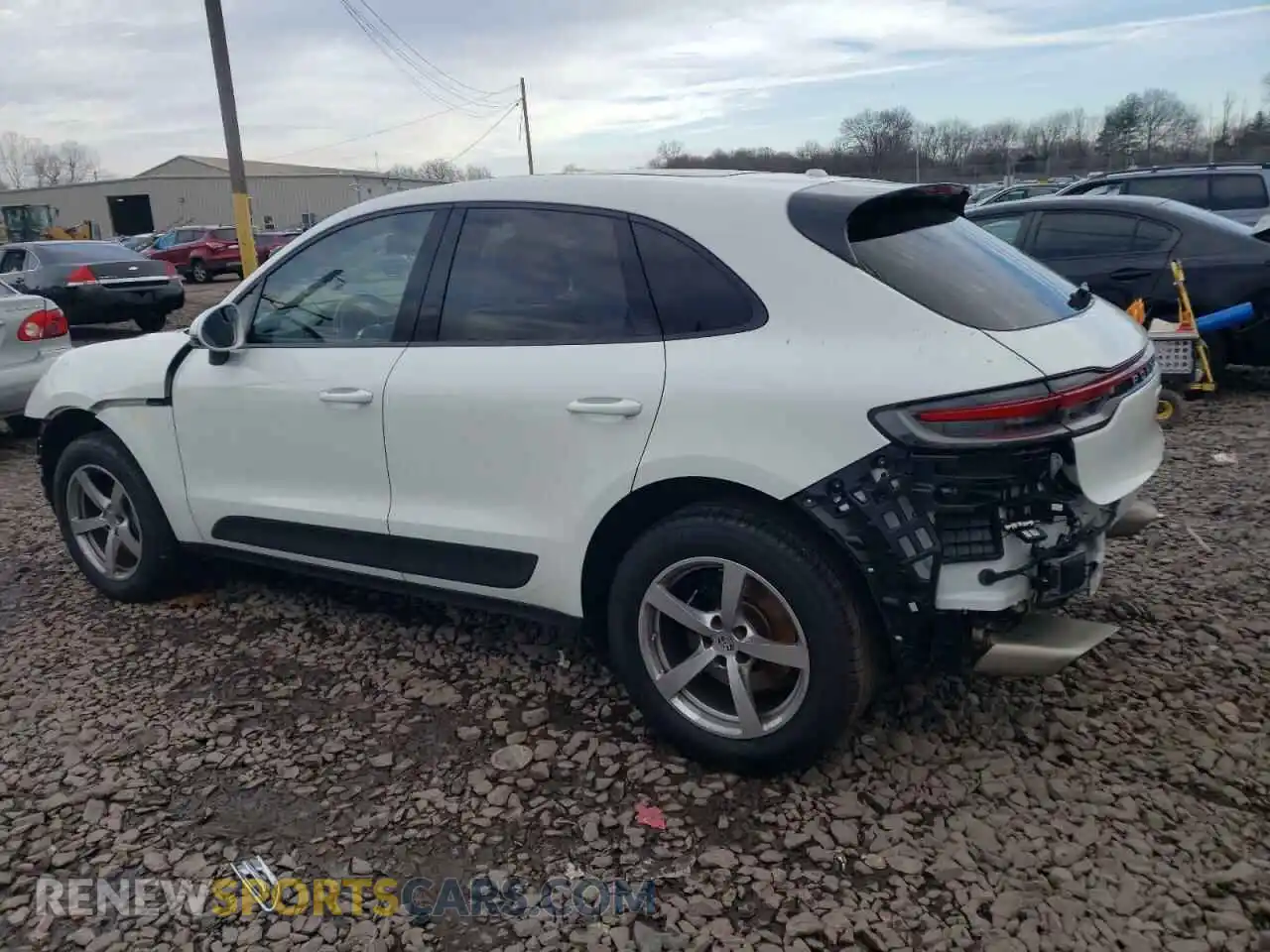 2 Photograph of a damaged car WP1AA2A53MLB01334 PORSCHE MACAN 2021