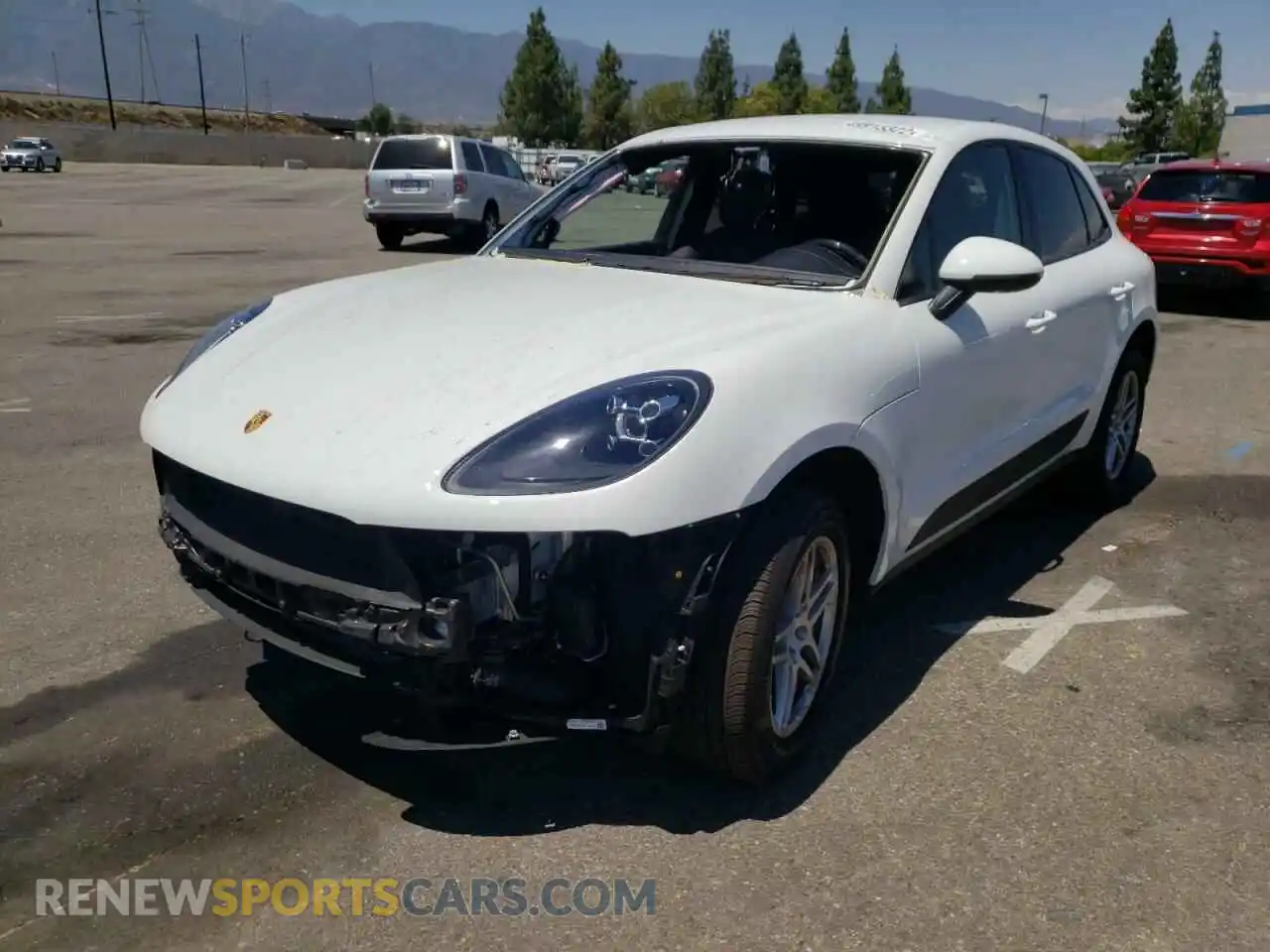 2 Photograph of a damaged car WP1AA2A53MLB07229 PORSCHE MACAN 2021