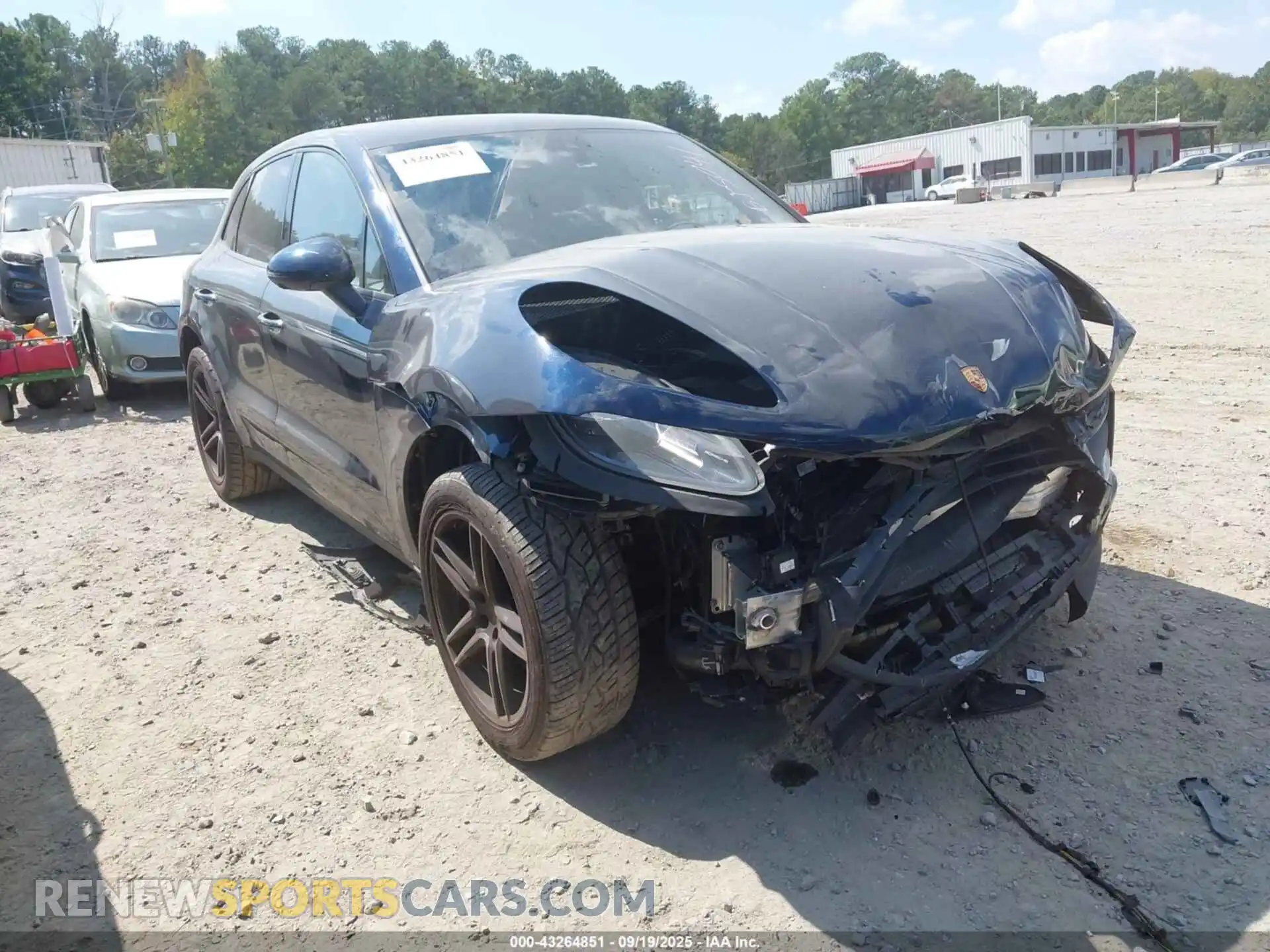 1 Photograph of a damaged car WP1AA2A53MLB15041 PORSCHE MACAN 2021