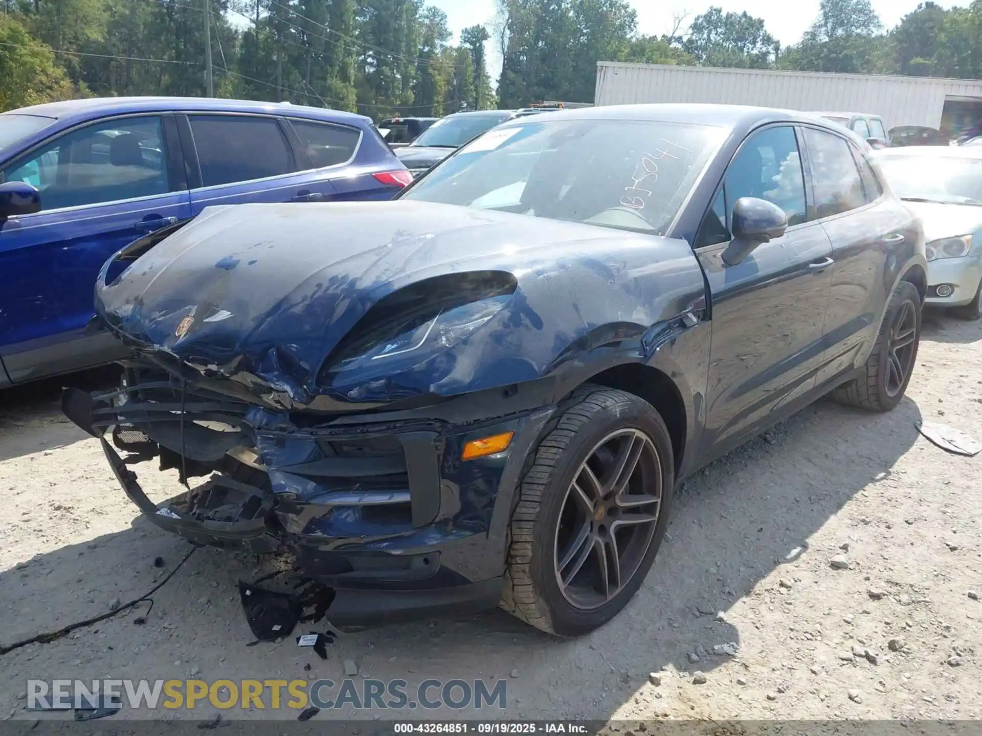 2 Photograph of a damaged car WP1AA2A53MLB15041 PORSCHE MACAN 2021