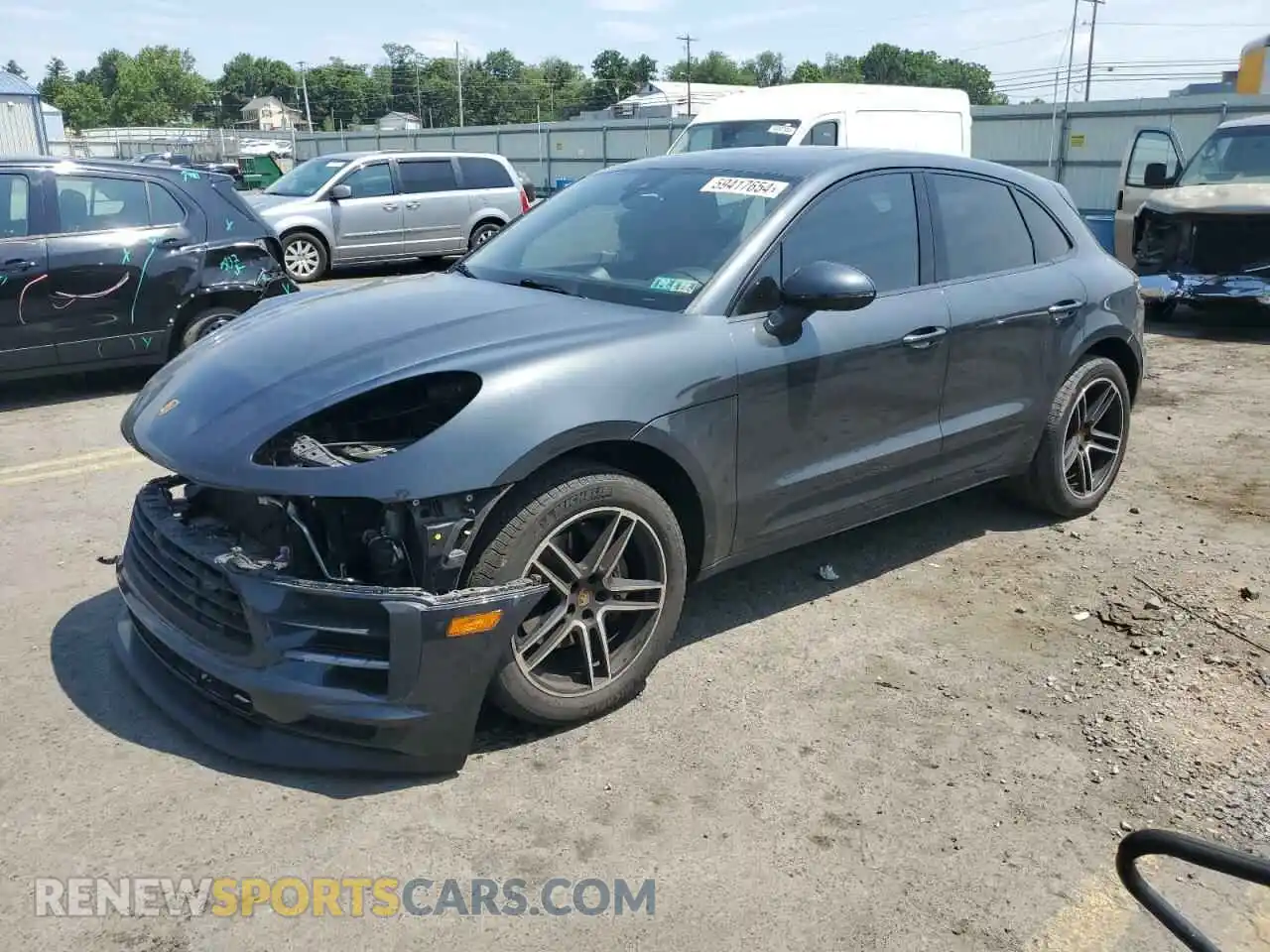 1 Фотография поврежденного автомобиля WP1AA2A54MLB16067 PORSCHE MACAN 2021