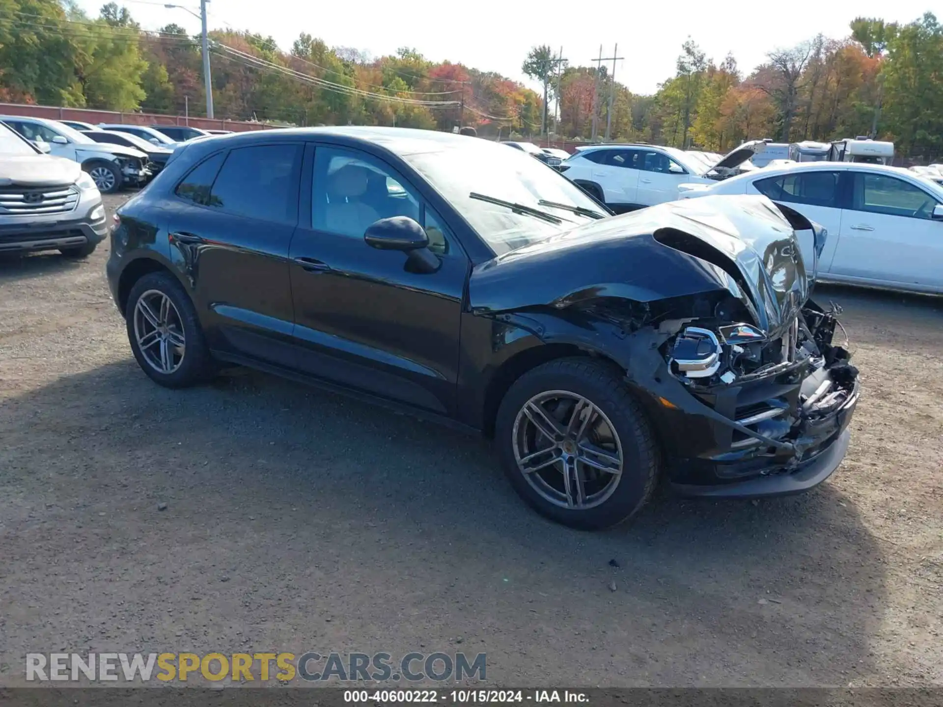 1 Photograph of a damaged car WP1AA2A55MLB04364 PORSCHE MACAN 2021