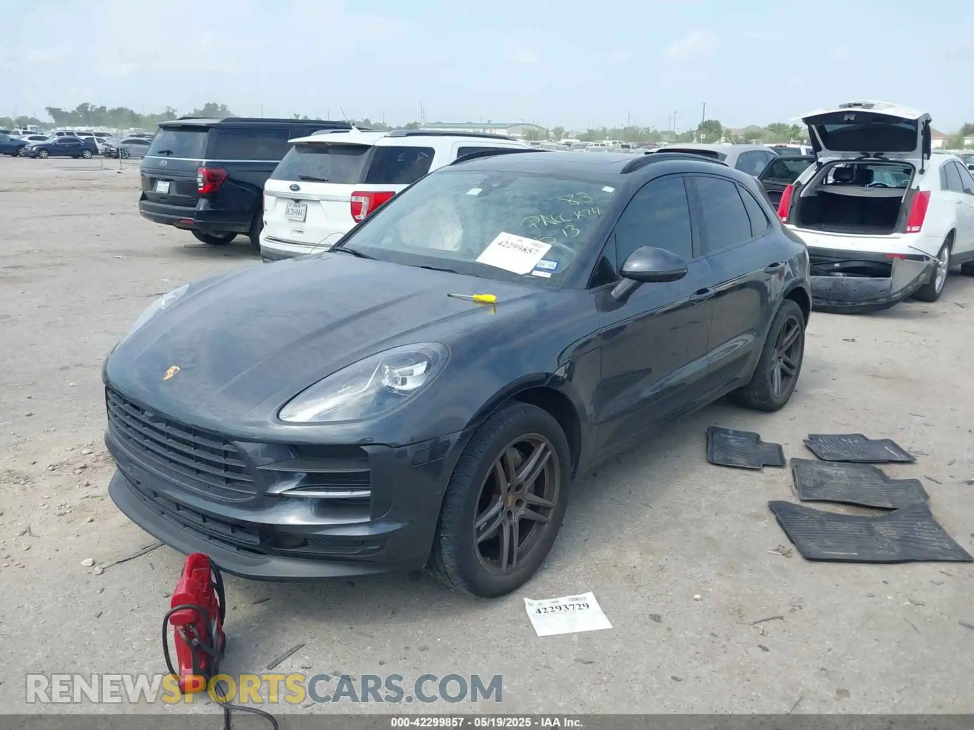 2 Photograph of a damaged car WP1AA2A55MLB07555 PORSCHE MACAN 2021