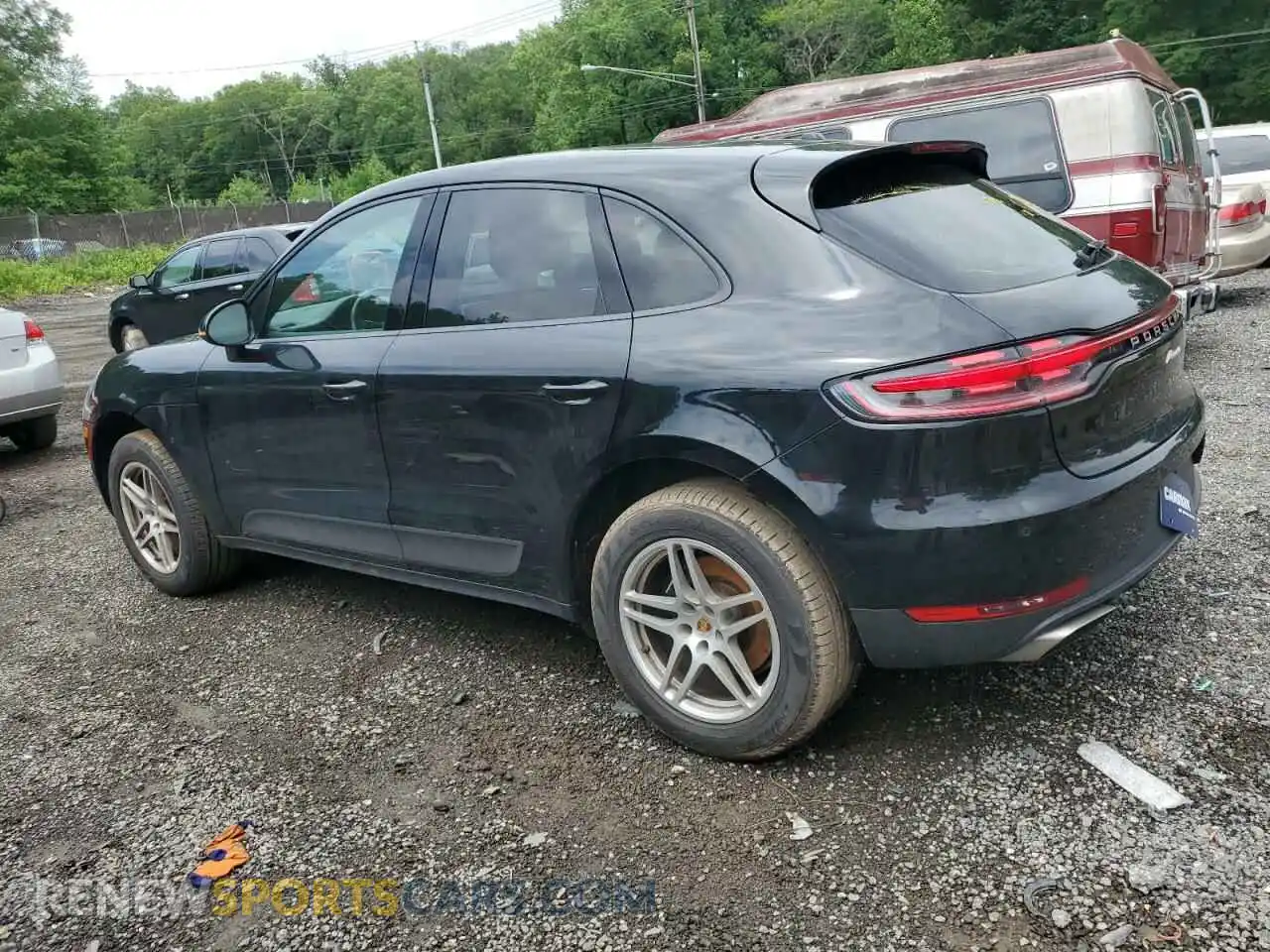 2 Photograph of a damaged car WP1AA2A55MLB09628 PORSCHE MACAN 2021