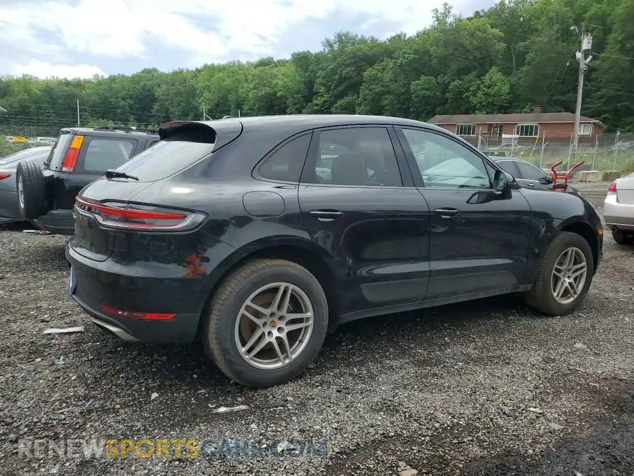 3 Photograph of a damaged car WP1AA2A55MLB09628 PORSCHE MACAN 2021