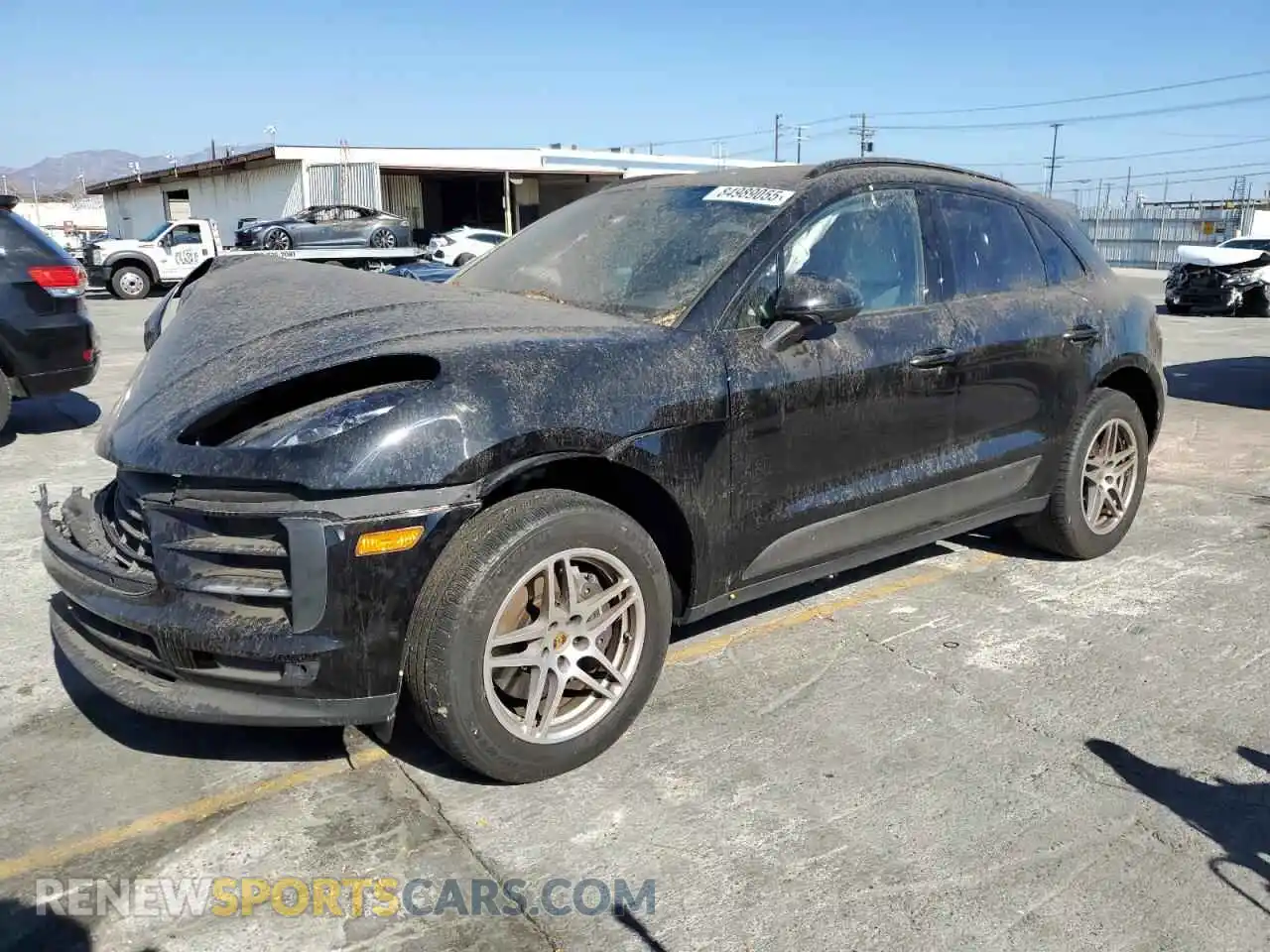 1 Photograph of a damaged car WP1AA2A55MLB09712 PORSCHE MACAN 2021