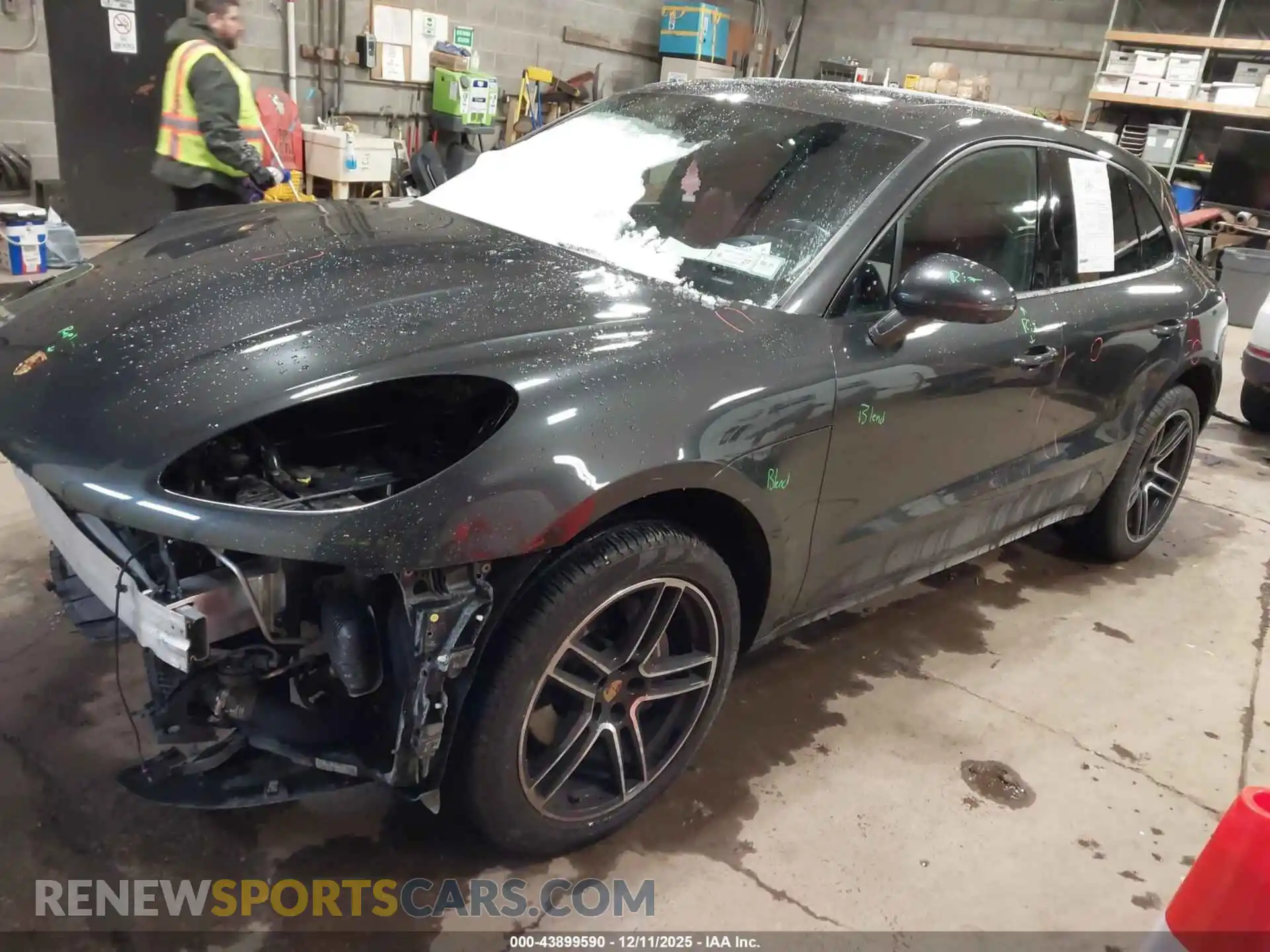 2 Photograph of a damaged car WP1AA2A55MLB12562 PORSCHE MACAN 2021