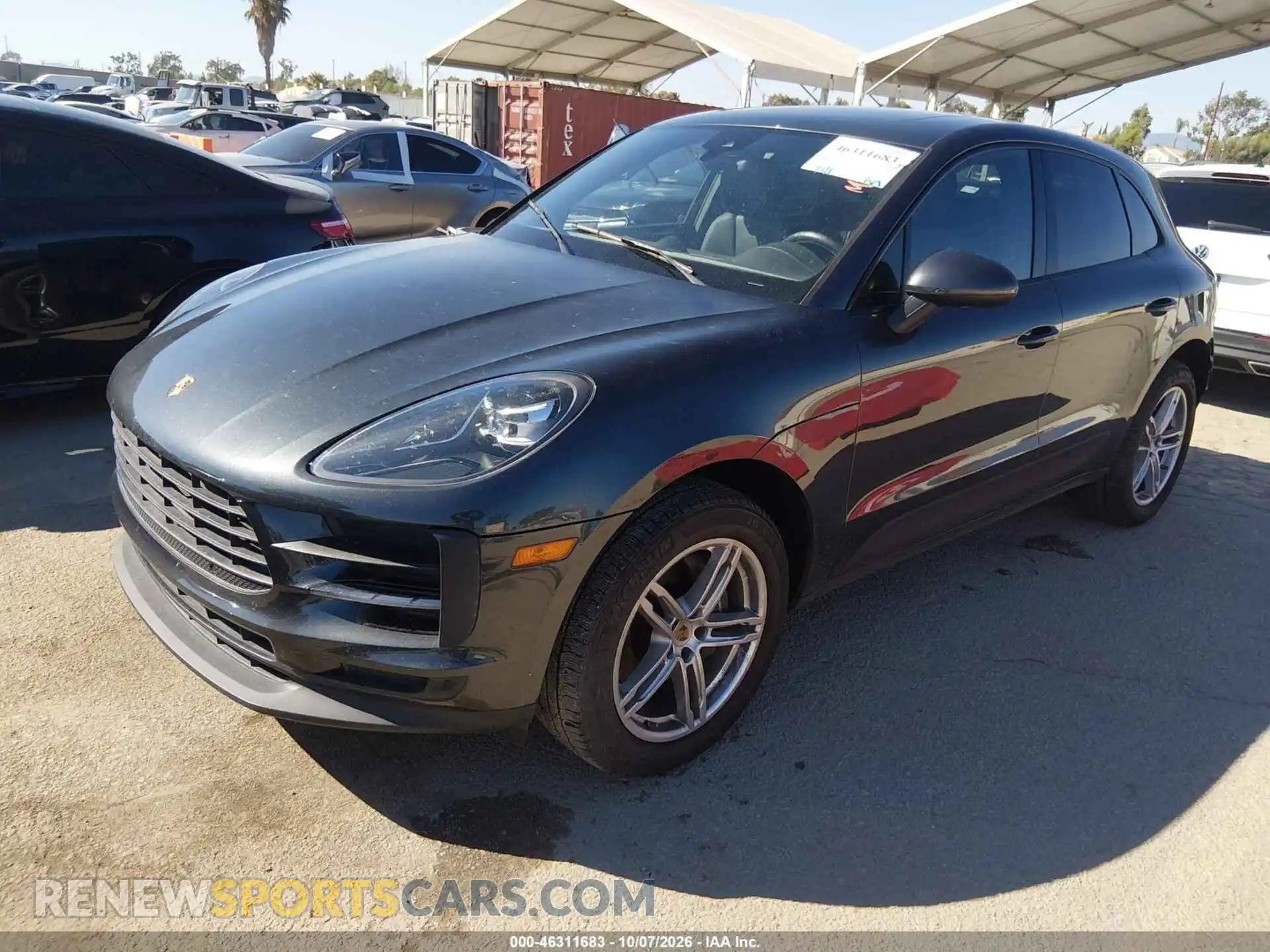2 Photograph of a damaged car WP1AA2A55MLB13758 PORSCHE MACAN 2021