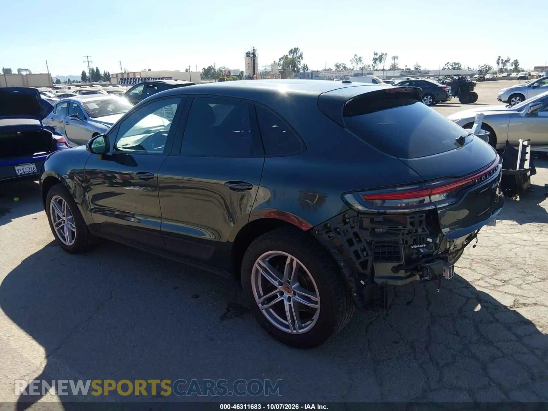 3 Photograph of a damaged car WP1AA2A55MLB13758 PORSCHE MACAN 2021