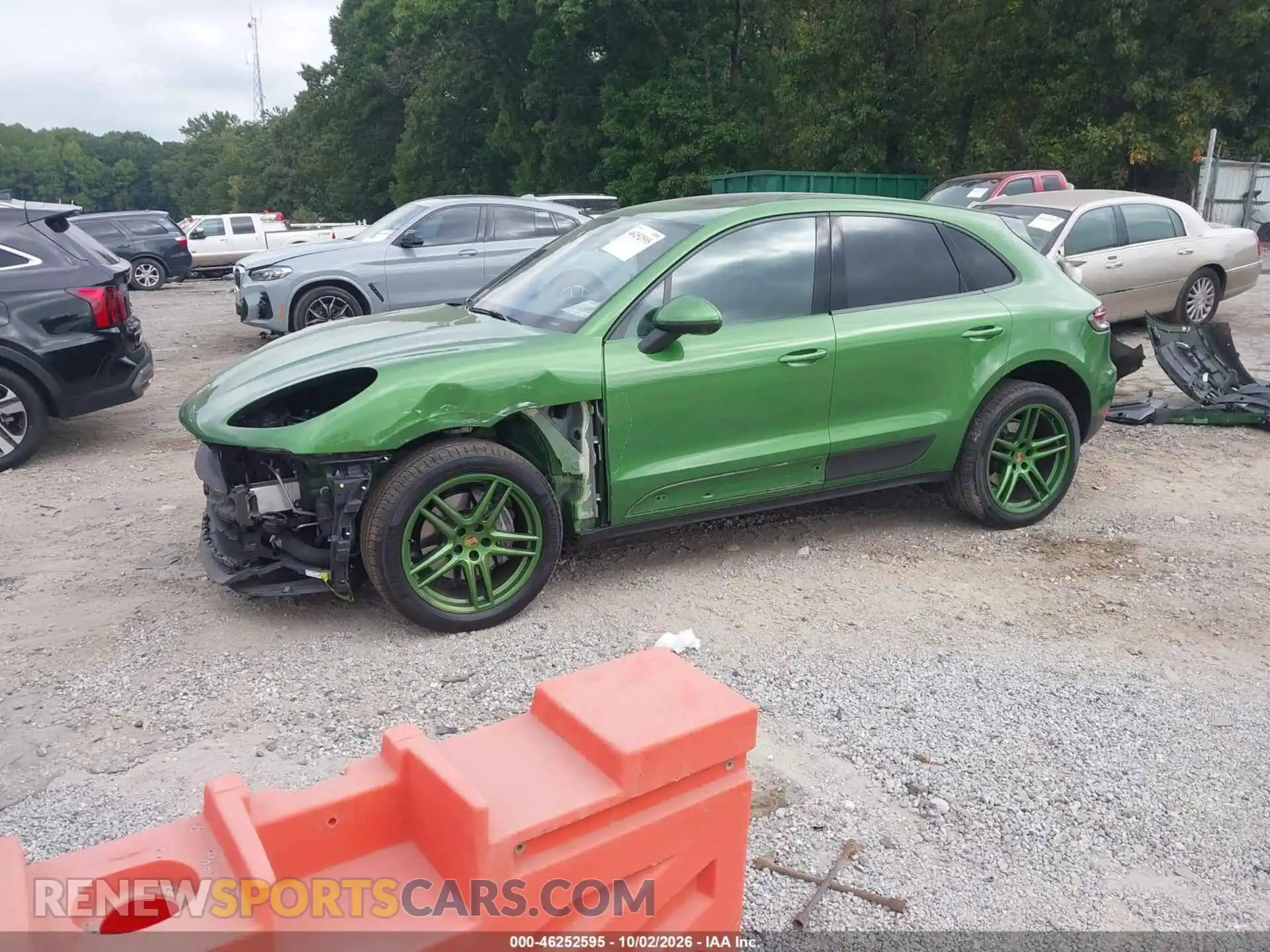 2 Photograph of a damaged car WP1AA2A56MLB04034 PORSCHE MACAN 2021