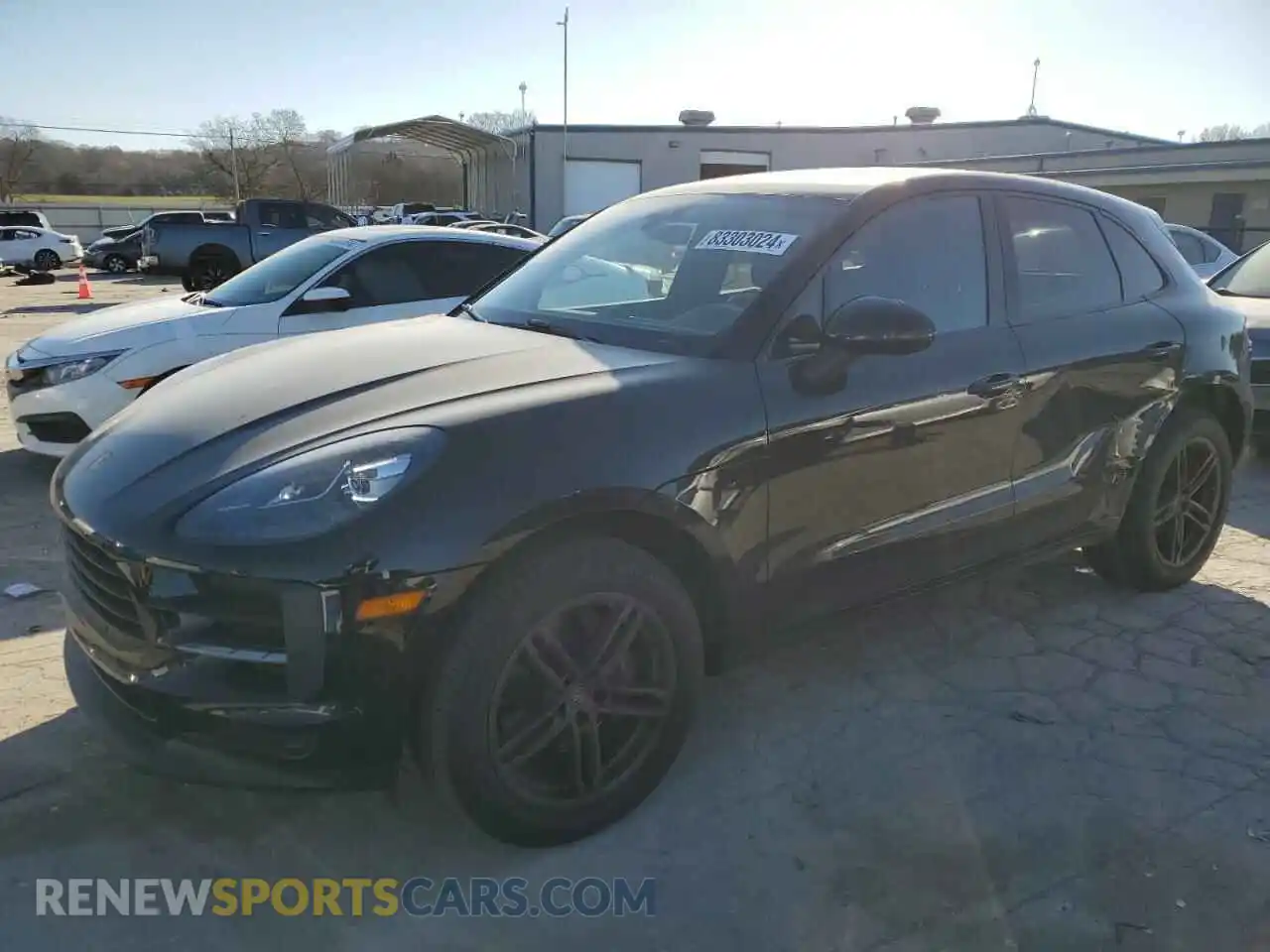 1 Photograph of a damaged car WP1AA2A56MLB04714 PORSCHE MACAN 2021