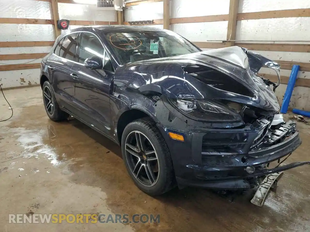 1 Photograph of a damaged car WP1AA2A56MLB11338 PORSCHE MACAN 2021