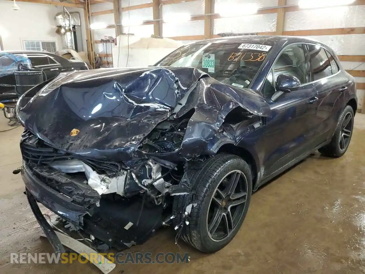 2 Photograph of a damaged car WP1AA2A56MLB11338 PORSCHE MACAN 2021