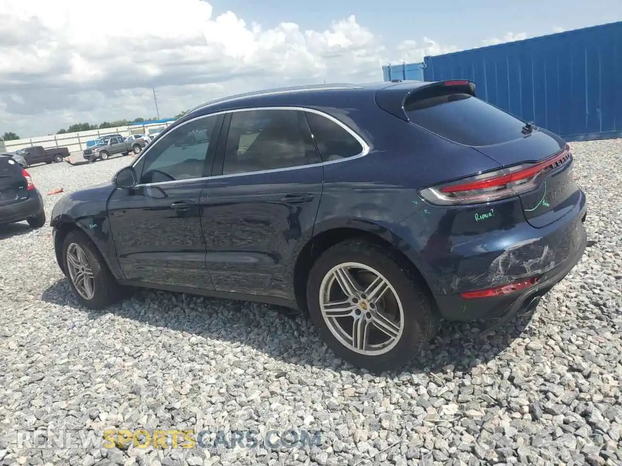 2 Photograph of a damaged car WP1AA2A56MLB16779 PORSCHE MACAN 2021
