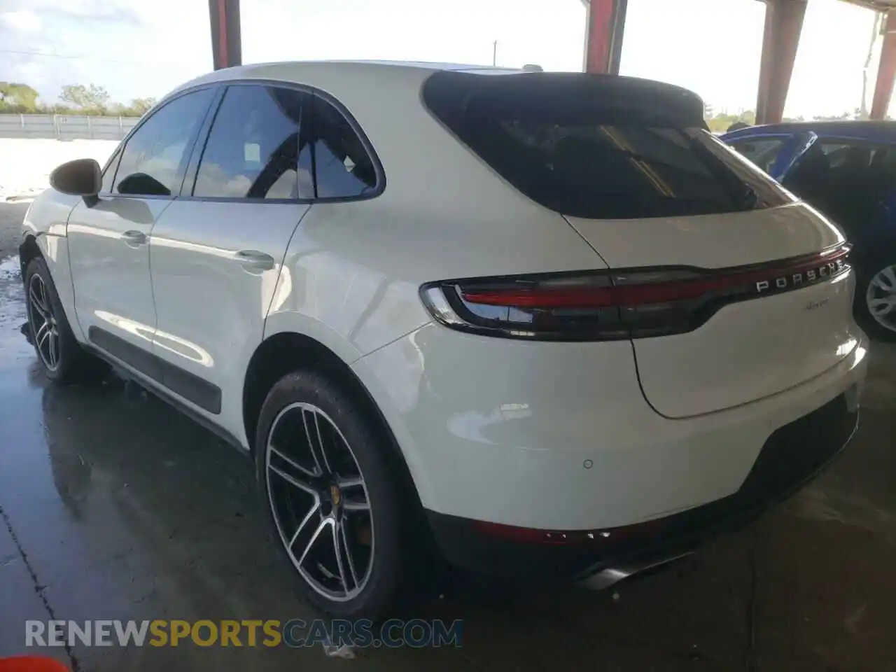 3 Photograph of a damaged car WP1AA2A57MLB01563 PORSCHE MACAN 2021