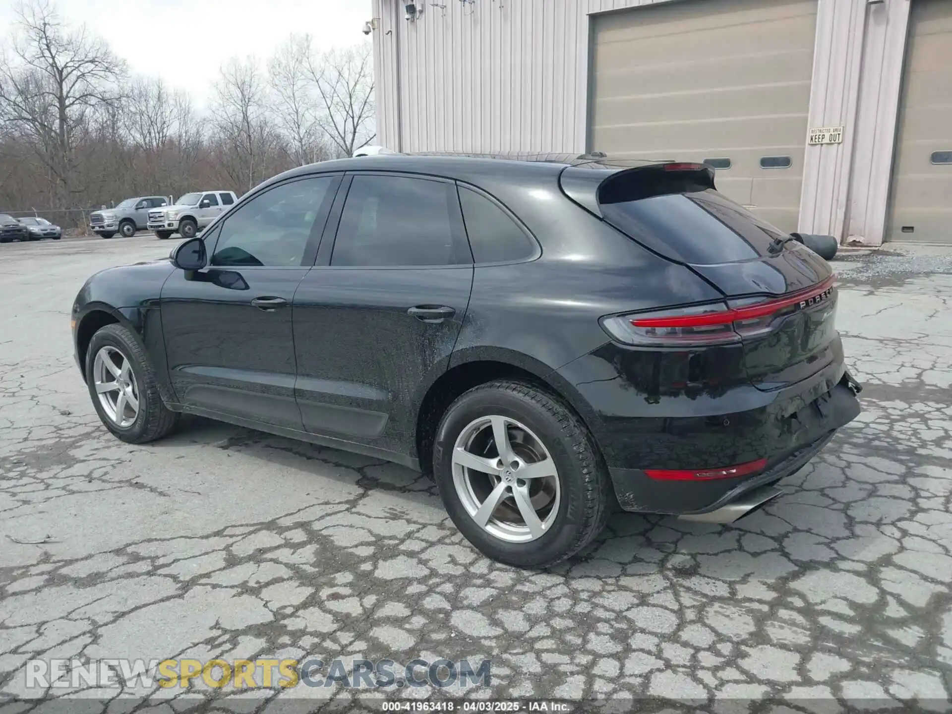 3 fotografías del automóvil dañado WP1AA2A57MLB05225 PORSCHE MACAN 2021