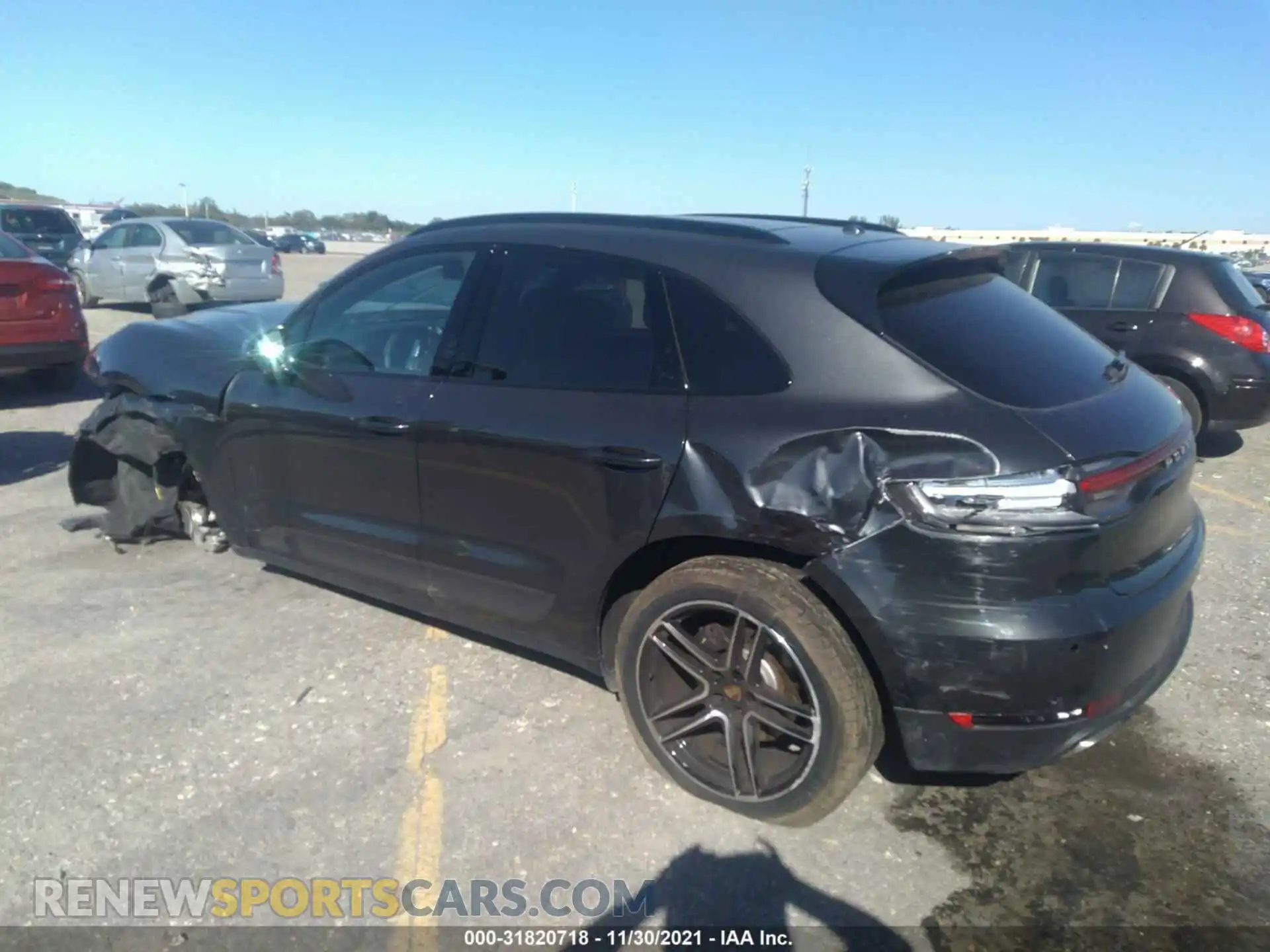 3 Photograph of a damaged car WP1AA2A57MLB11879 PORSCHE MACAN 2021