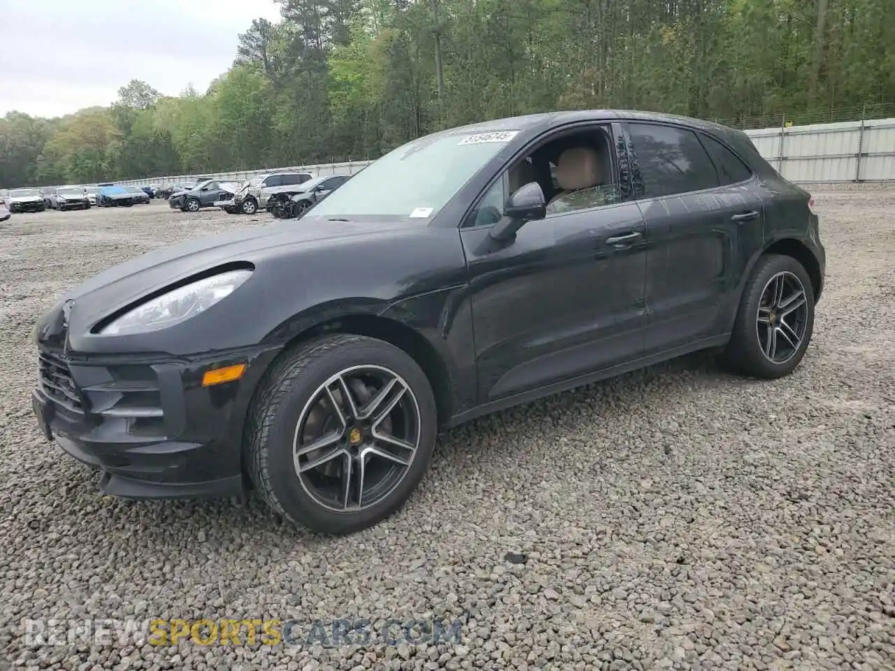 1 Photograph of a damaged car WP1AA2A58MLB03015 PORSCHE MACAN 2021