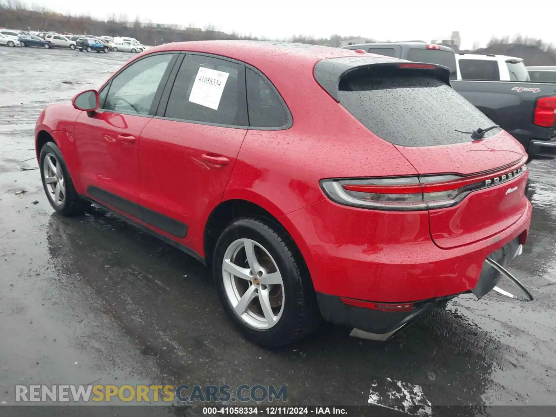 3 Photograph of a damaged car WP1AA2A58MLB05850 PORSCHE MACAN 2021