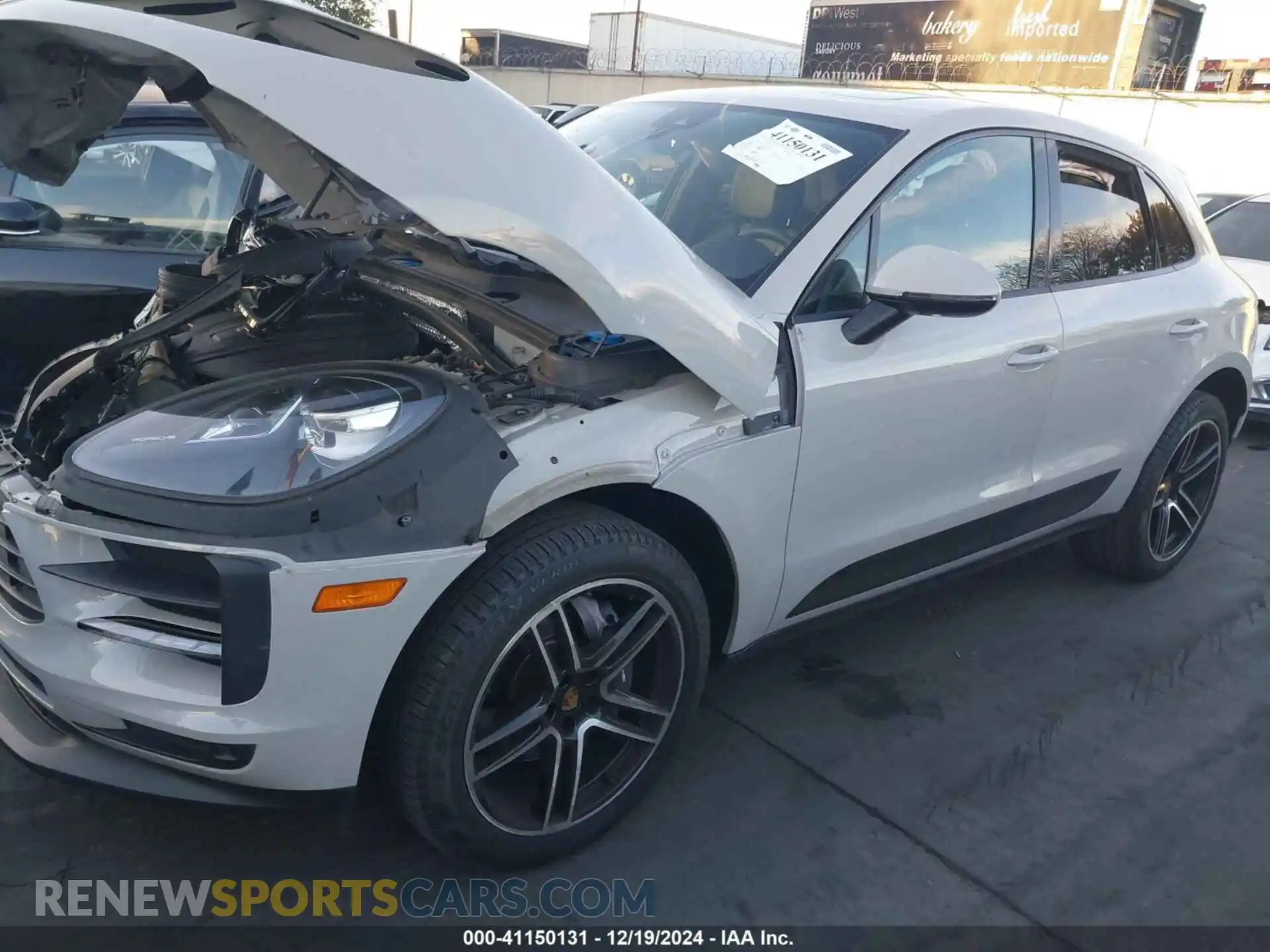 2 Photograph of a damaged car WP1AA2A58MLB13639 PORSCHE MACAN 2021