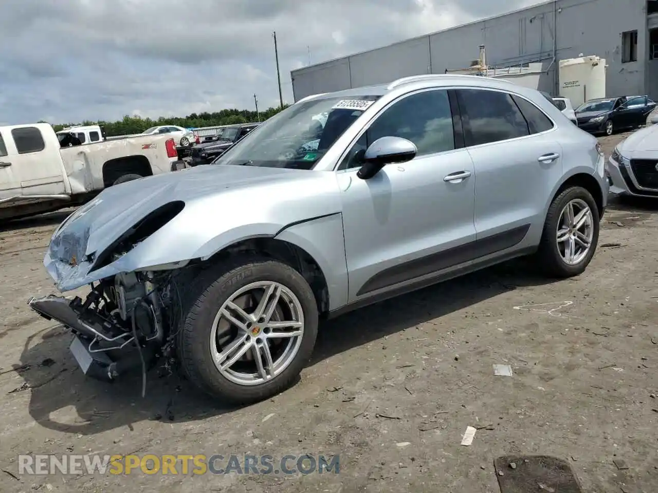 1 Photograph of a damaged car WP1AA2A58MLB14290 PORSCHE MACAN 2021