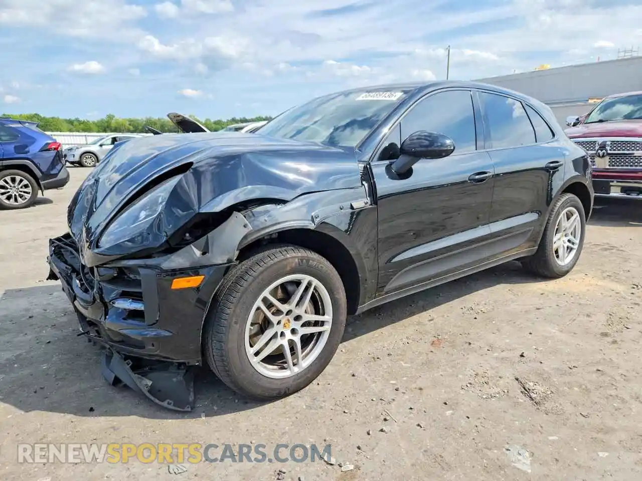 1 Фотография поврежденного автомобиля WP1AA2A59MLB06702 PORSCHE MACAN 2021