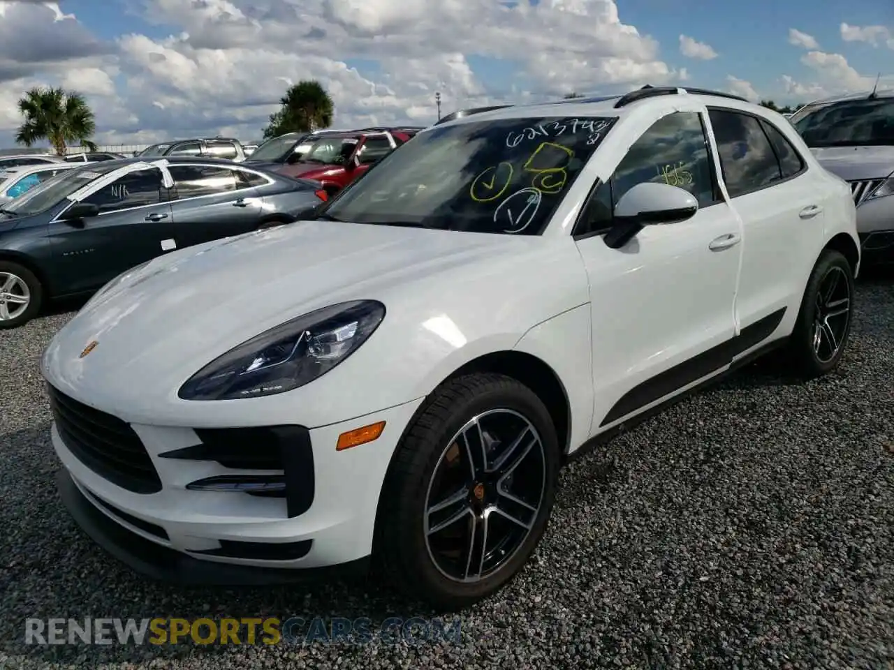 2 Photograph of a damaged car WP1AA2A59MLB10362 PORSCHE MACAN 2021