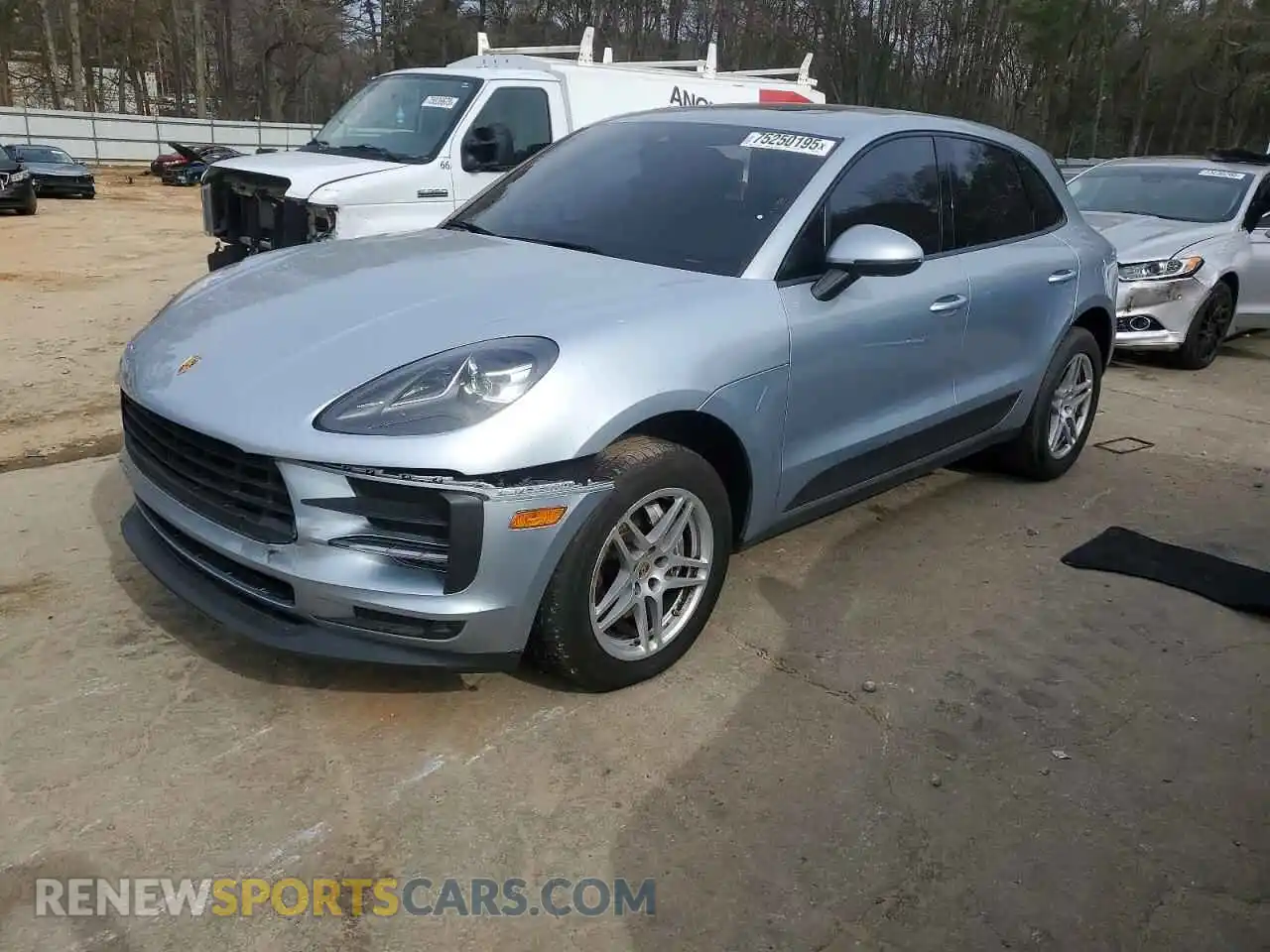 1 Photograph of a damaged car WP1AA2A59MLB13438 PORSCHE MACAN 2021