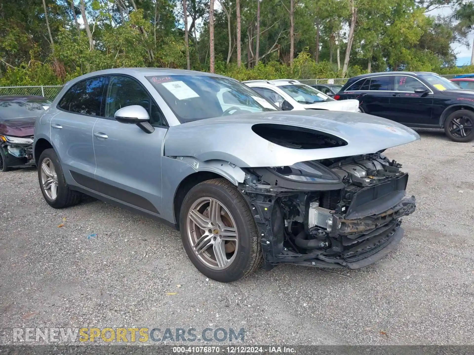 1 Photograph of a damaged car WP1AA2A59MLB14458 PORSCHE MACAN 2021