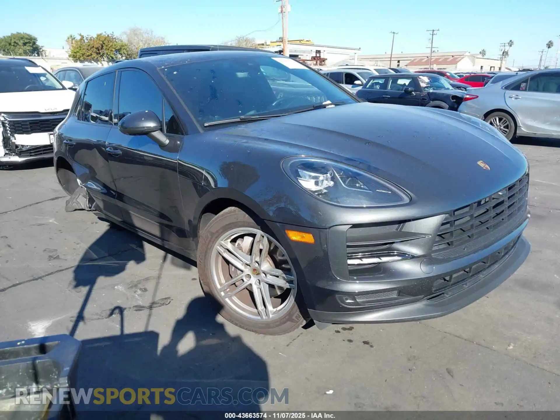 1 Photograph of a damaged car WP1AA2A5XMLB05431 PORSCHE MACAN 2021
