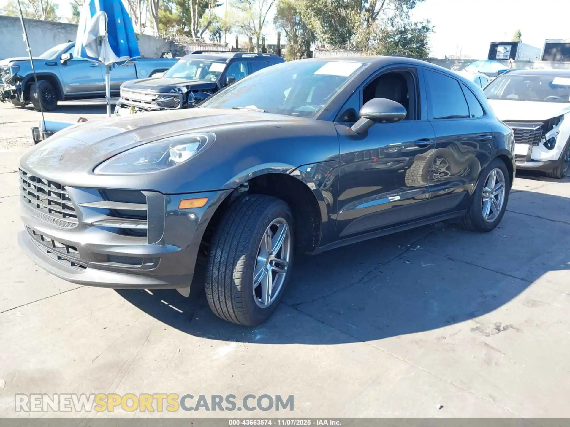 2 Photograph of a damaged car WP1AA2A5XMLB05431 PORSCHE MACAN 2021