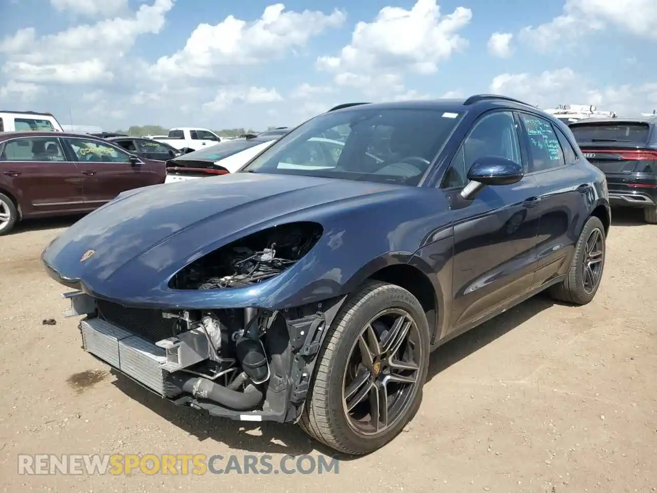 1 Photograph of a damaged car WP1AA2A5XMLB17692 PORSCHE MACAN 2021