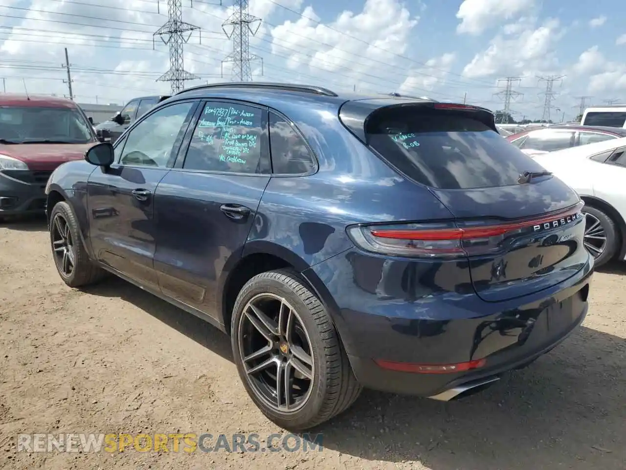 2 Photograph of a damaged car WP1AA2A5XMLB17692 PORSCHE MACAN 2021