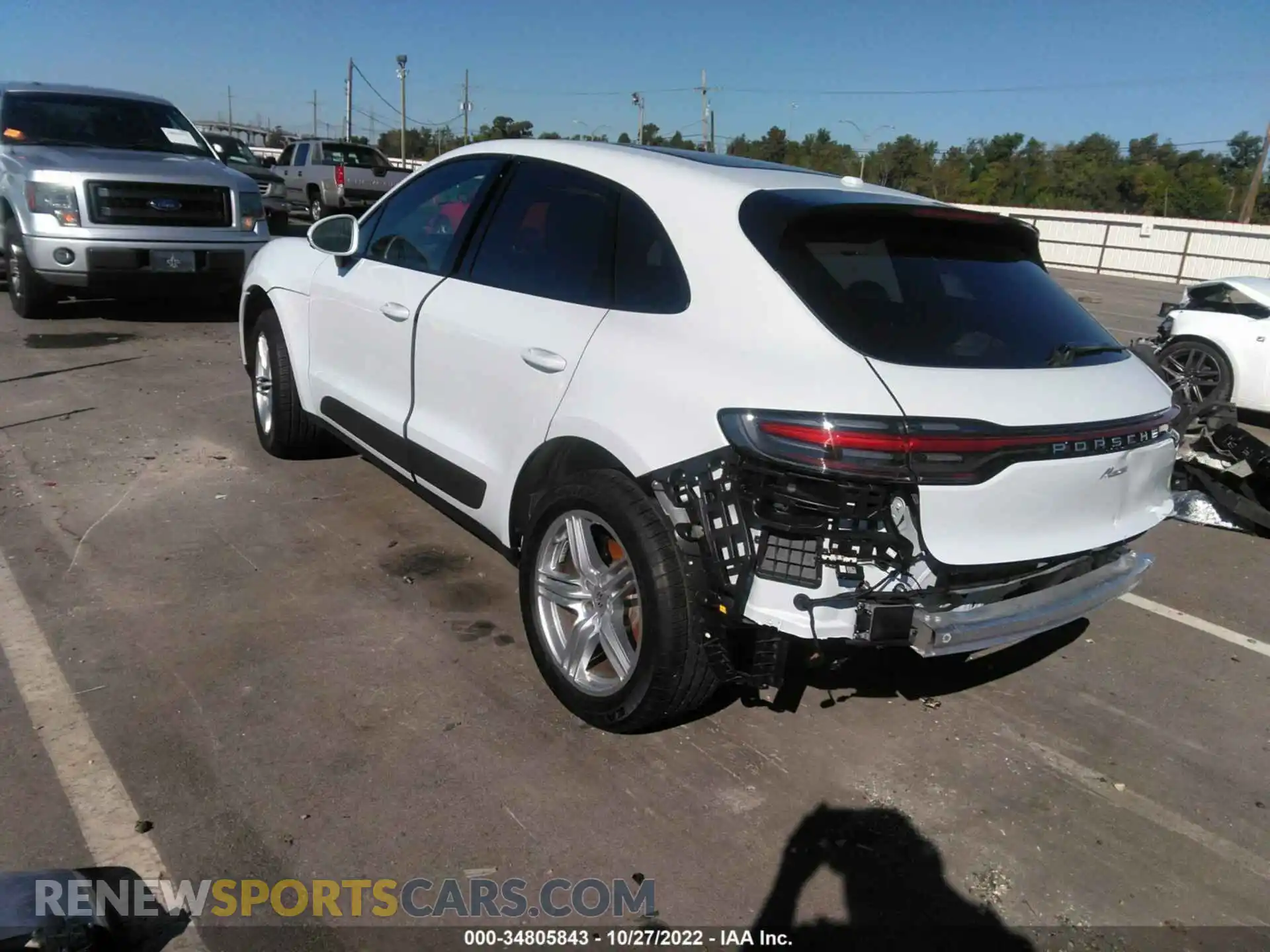 3 Photograph of a damaged car WP1AA2A5XMLB17837 PORSCHE MACAN 2021