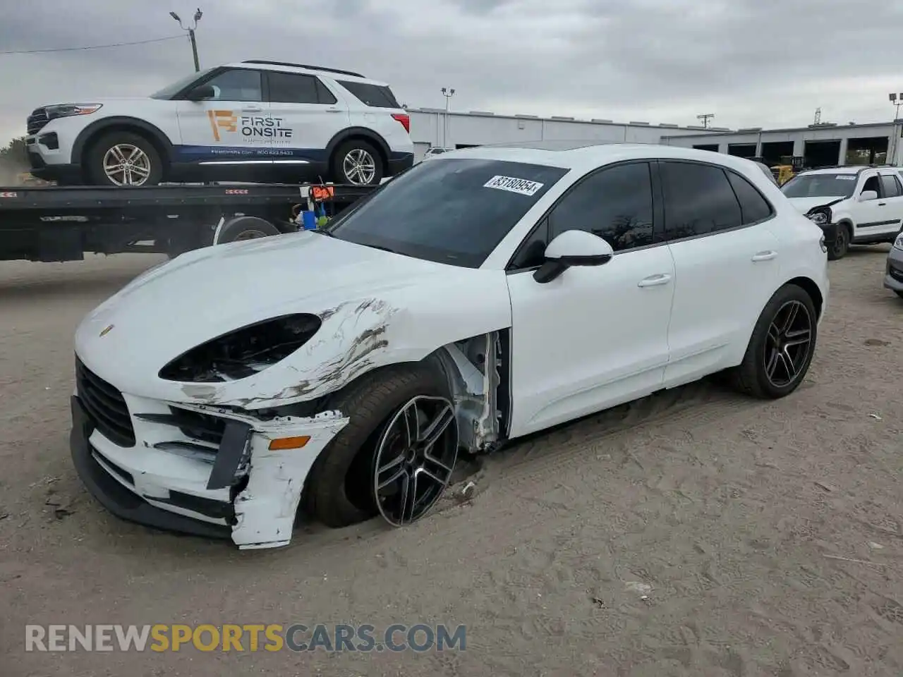 1 Photograph of a damaged car WP1AB2A50MLB37821 PORSCHE MACAN 2021