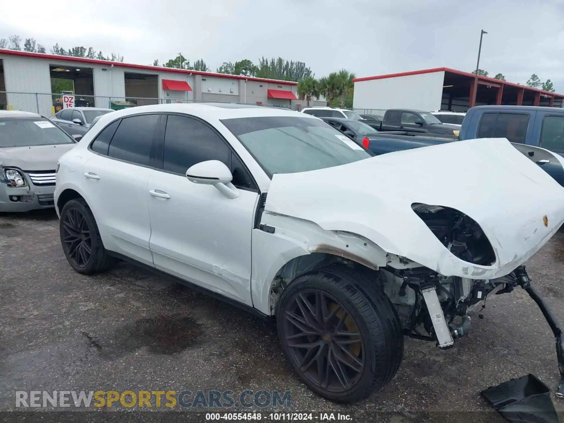 1 Photograph of a damaged car WP1AB2A51MLB30263 PORSCHE MACAN 2021