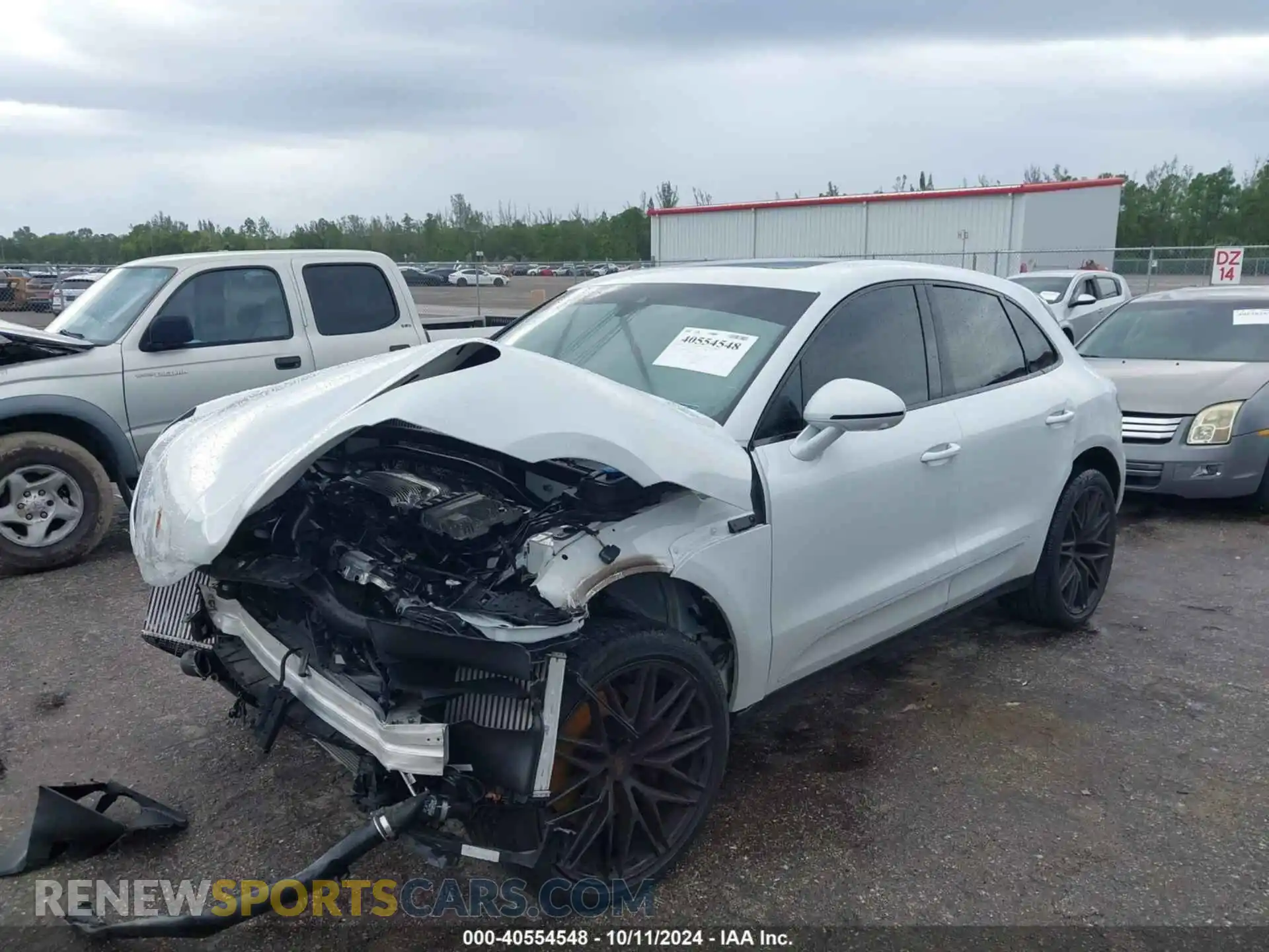 2 Photograph of a damaged car WP1AB2A51MLB30263 PORSCHE MACAN 2021