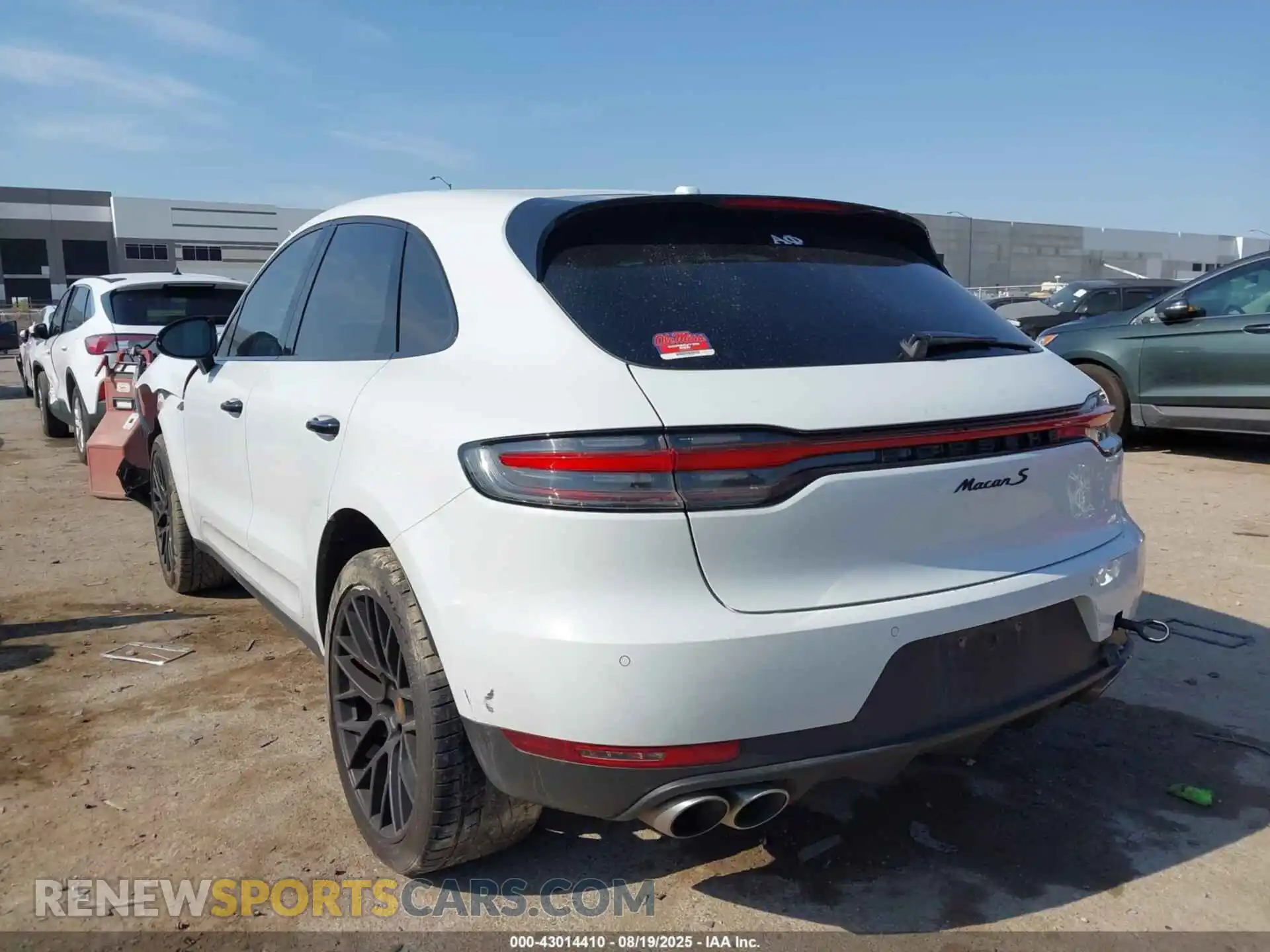 3 Фотография поврежденного автомобиля WP1AB2A51MLB34068 PORSCHE MACAN 2021