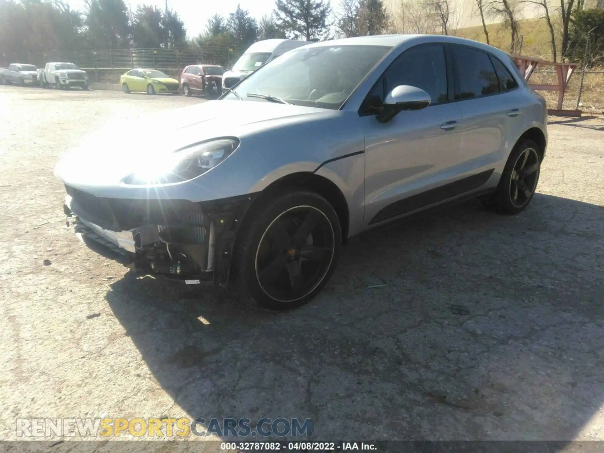 2 Photograph of a damaged car WP1AB2A52MLB31793 PORSCHE MACAN 2021