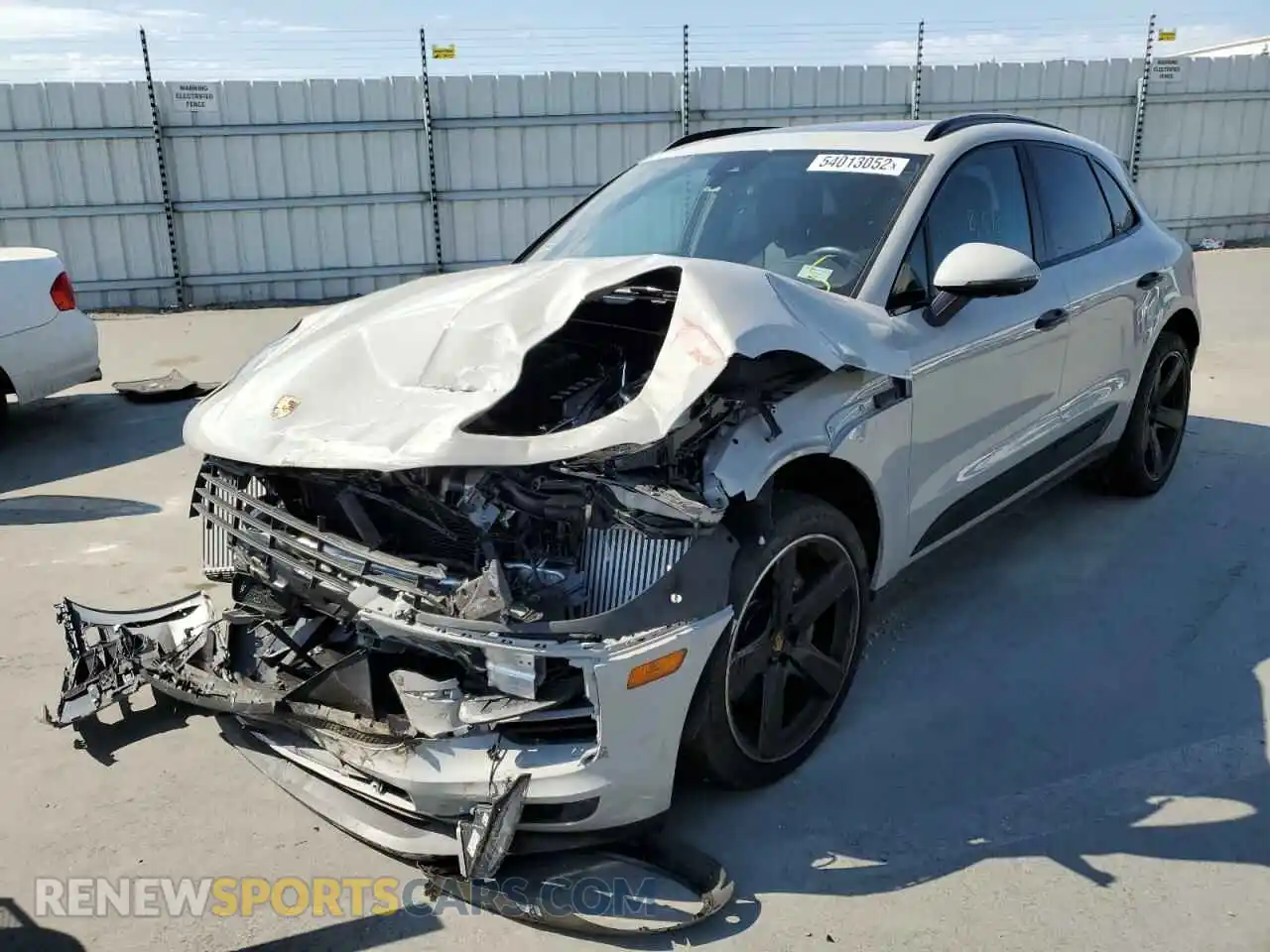 2 Photograph of a damaged car WP1AB2A53MLB37019 PORSCHE MACAN 2021
